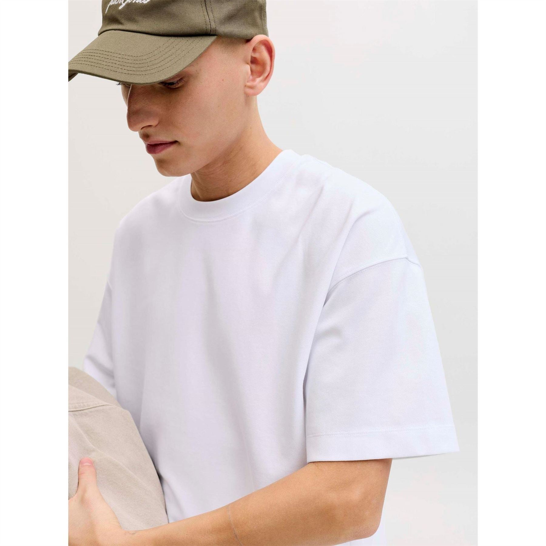 Jack and Jones Barron Oversized Crew Neck Short Sleeve Jersey T-Shirt