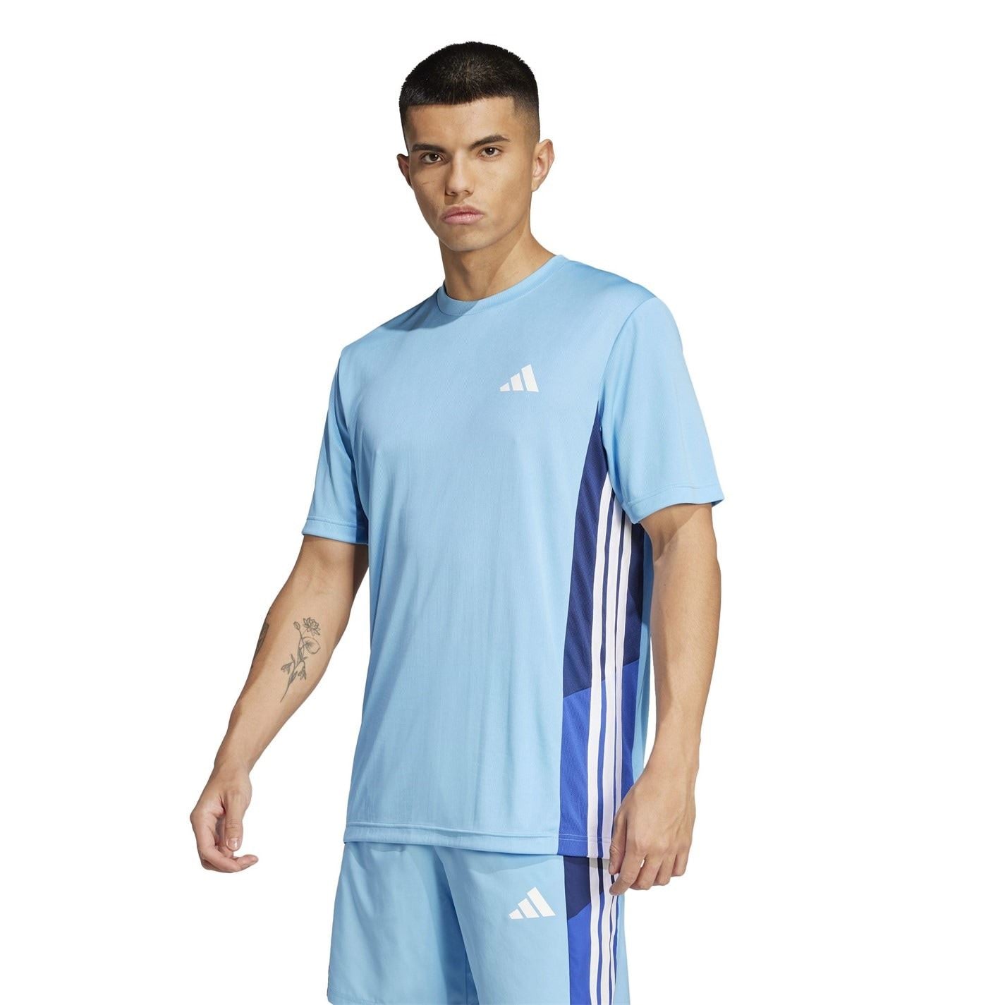 adidas Train Essentials Colourblock T-Shirt Adults