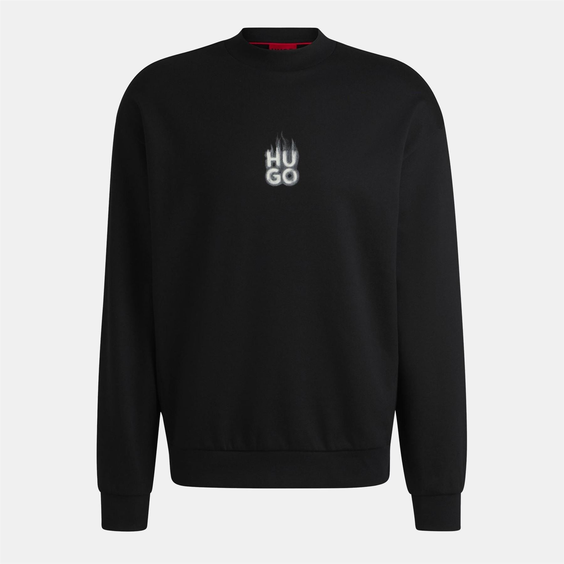 Hugo Flame Lettering Relaxed Fit Sweatshirt