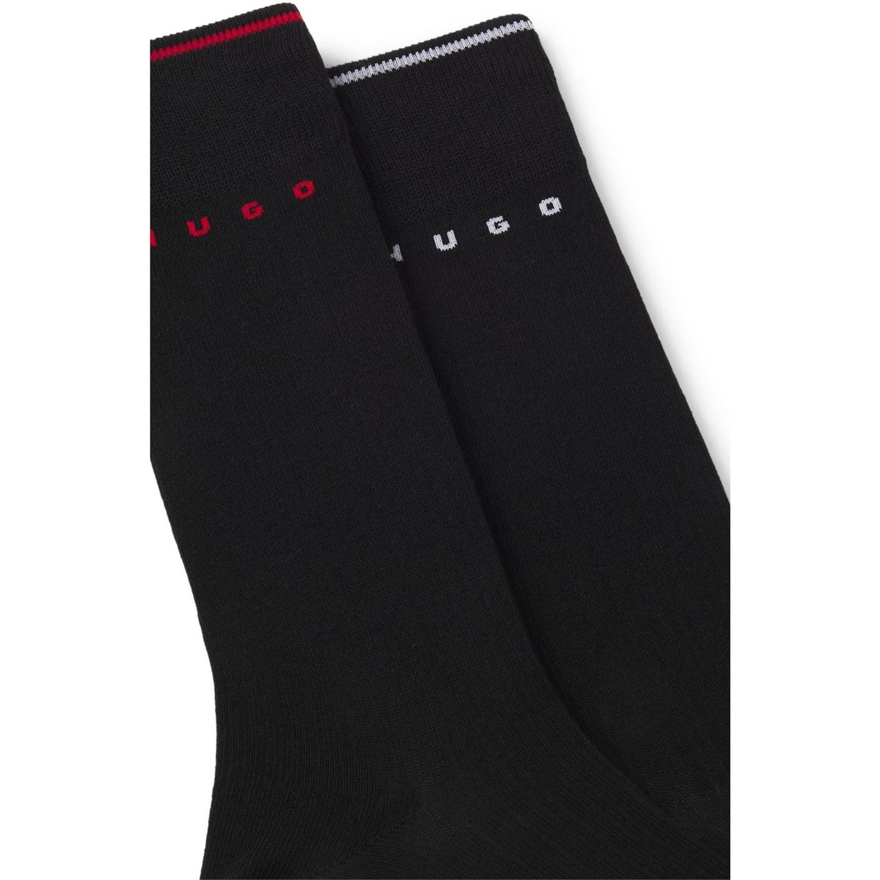 Hugo Retro 2 Pack Crew Socks