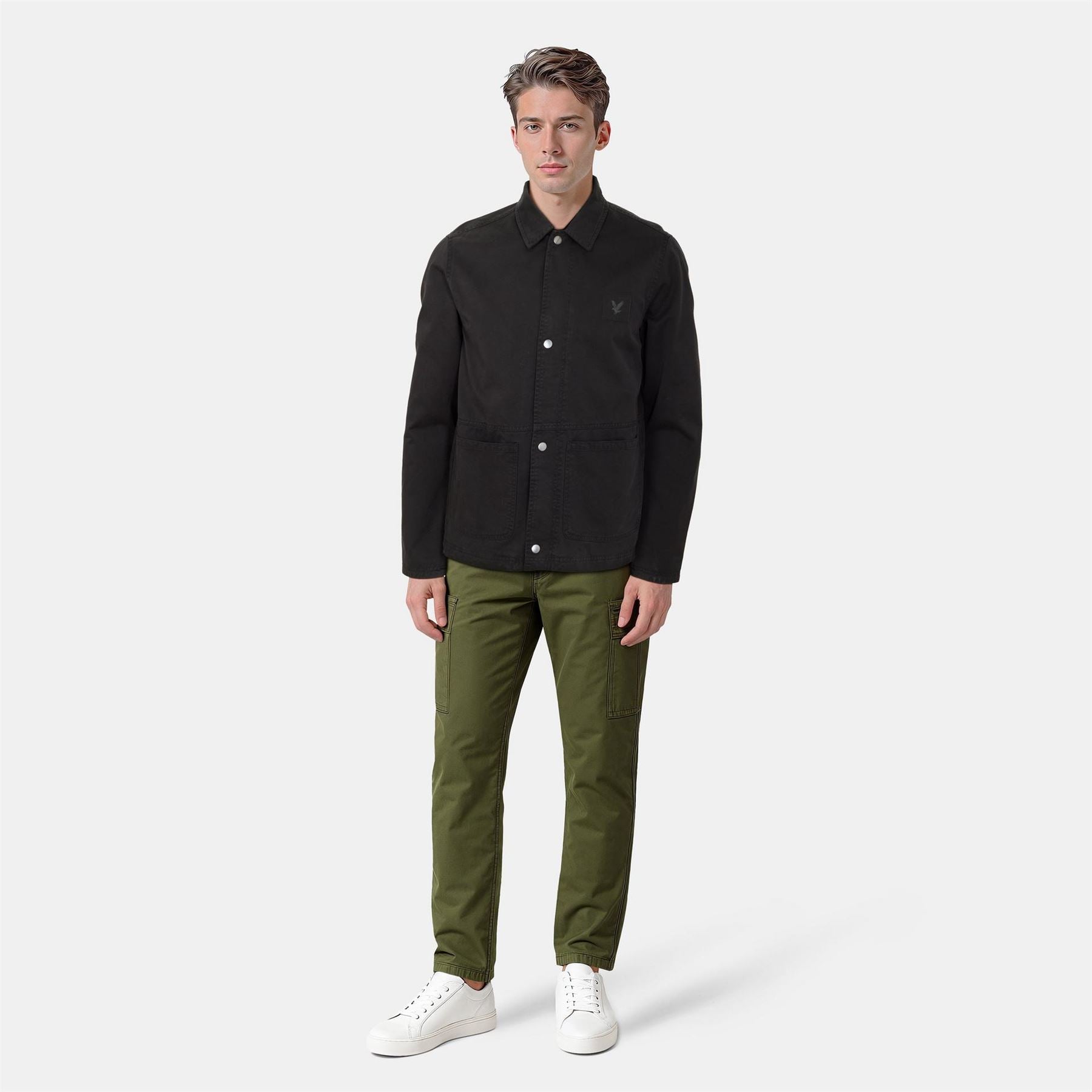 Lyle and Scott Collared Neck Regular Fit Chore Coat
