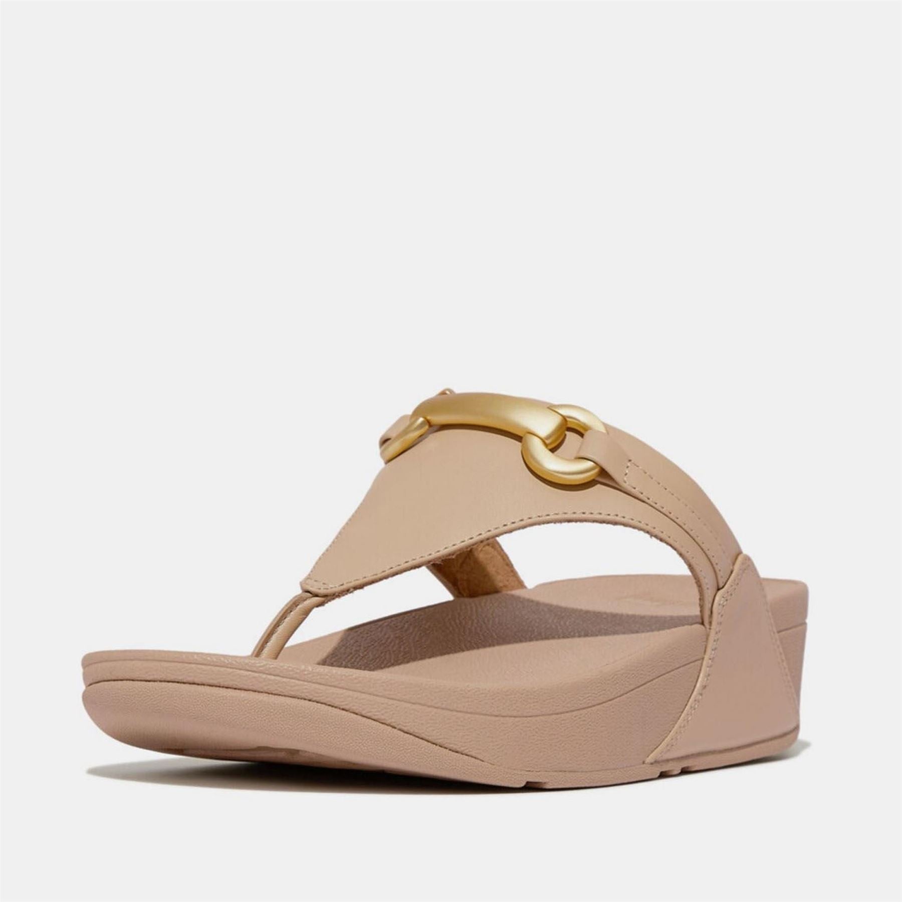 FitFlop Chunky Snaffle Leather Toe Post Sandals