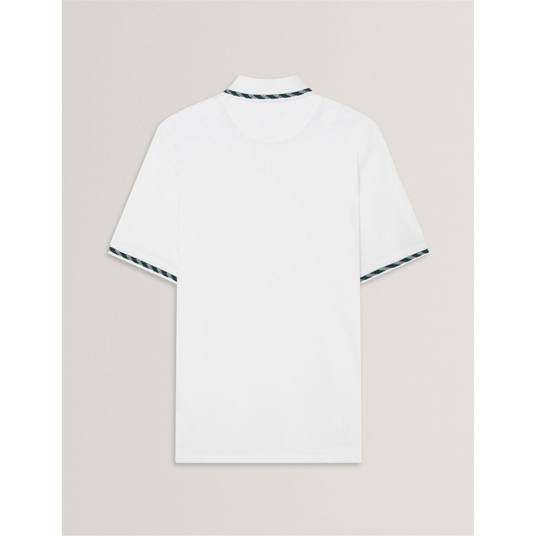 Ted Baker Jacquard Collared Neck Short Sleeve Polo Shirt