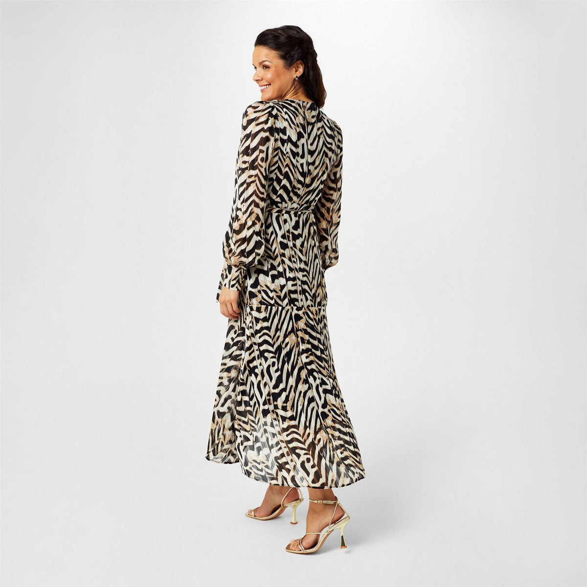 Biba Printed Wrap Dress