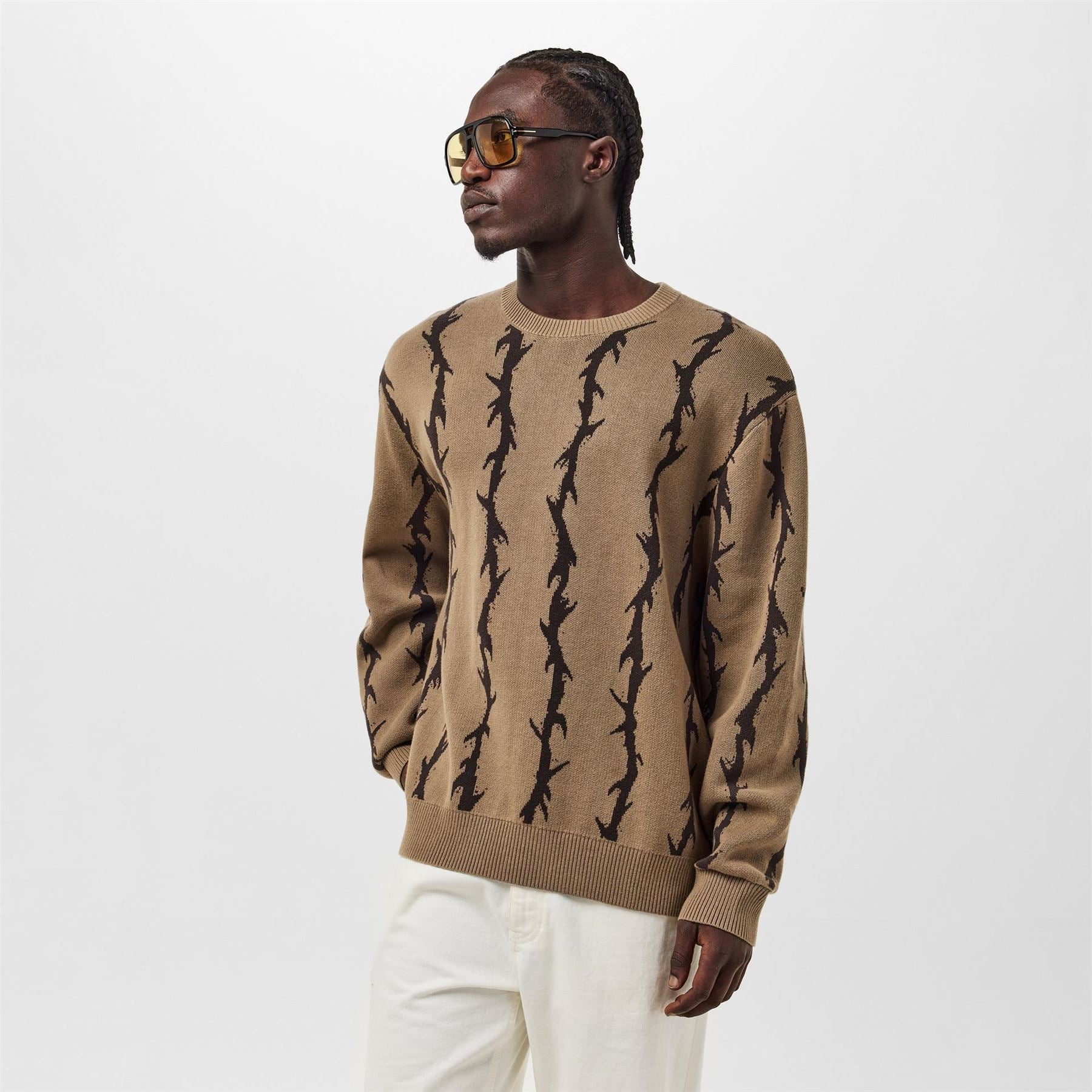 Vans Adults Skate Thorn Walnut Crew Sweatshirt