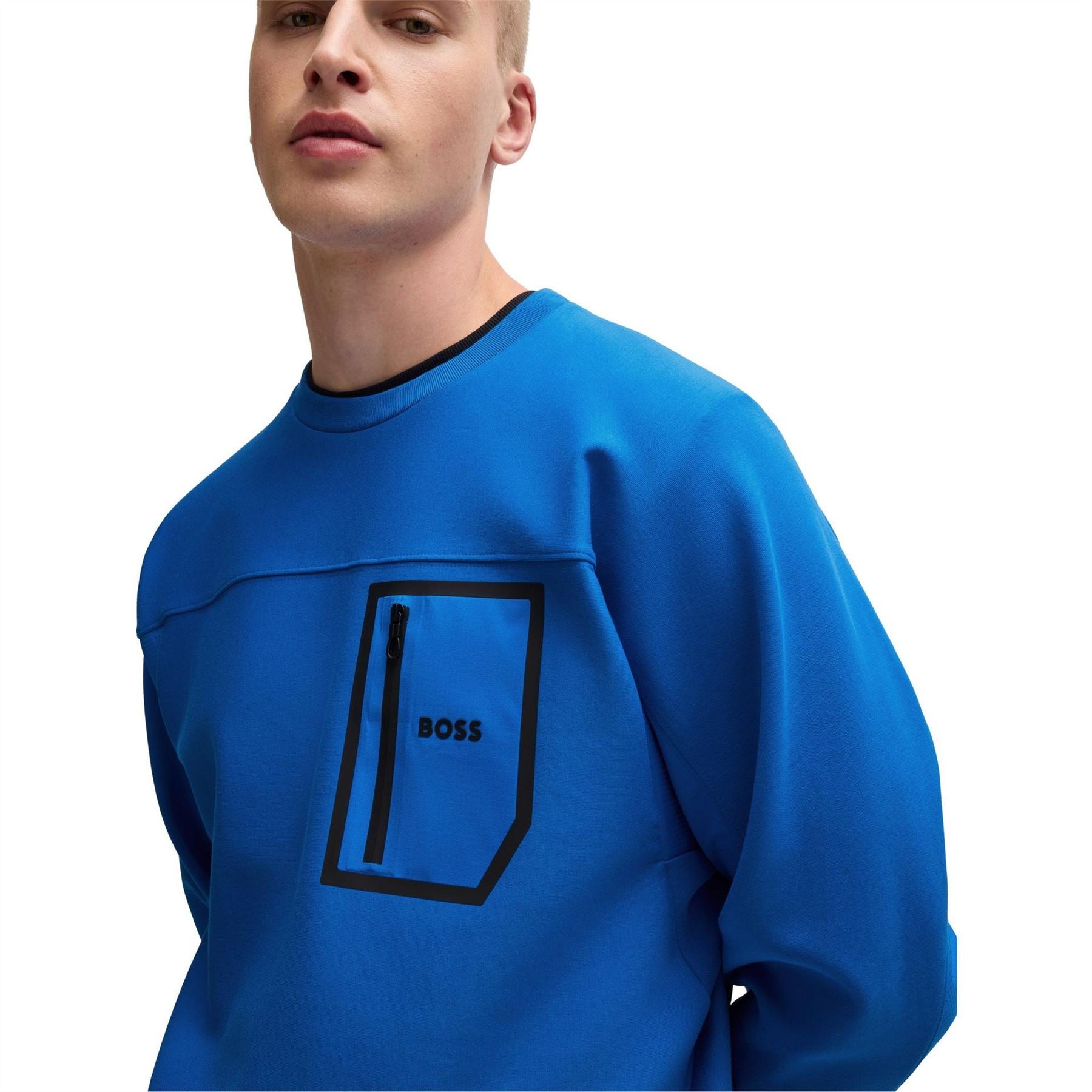 Boss Dynamic Reflective Print Sweatshirt