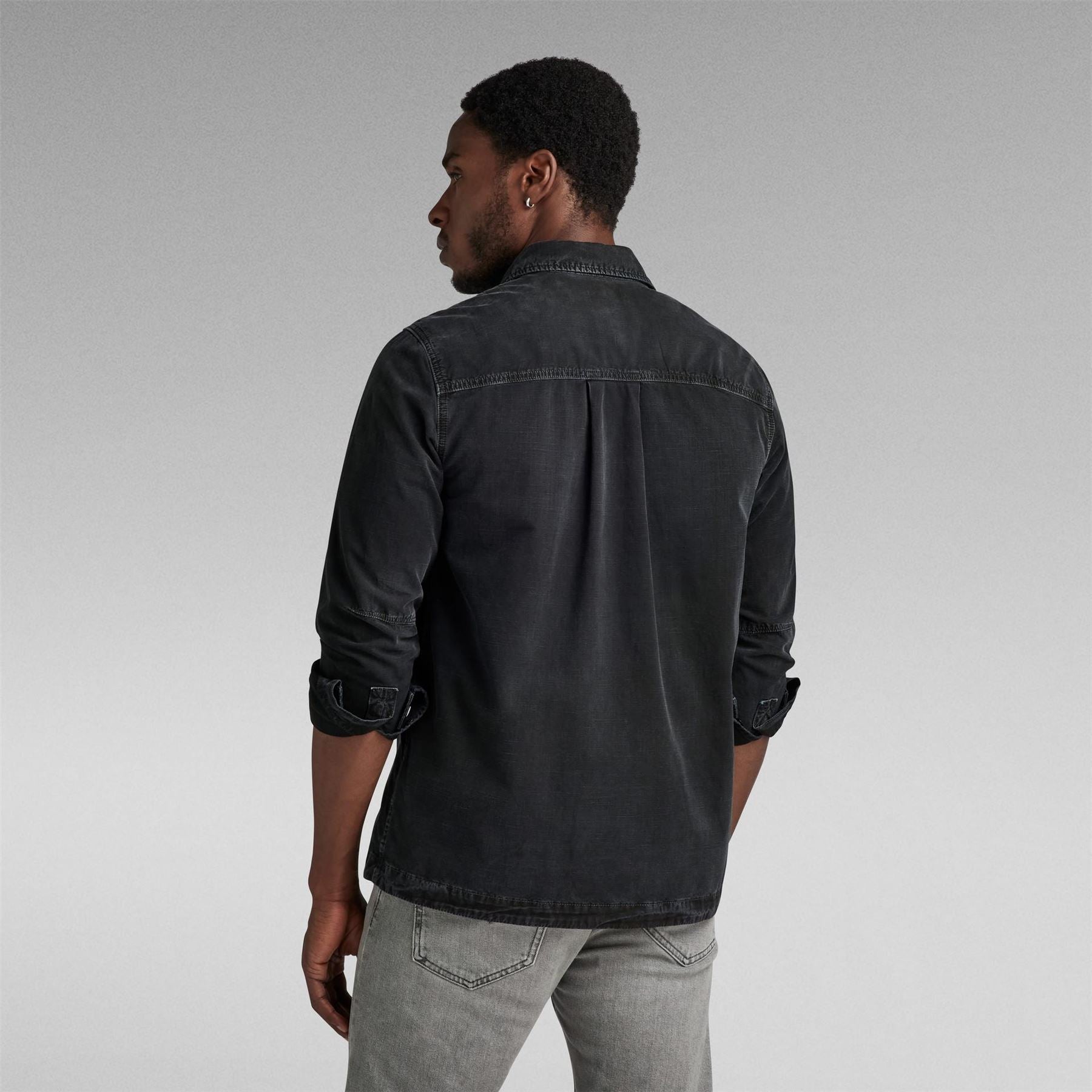 G Star One Pocket Long Sleeve Oxford Shirt