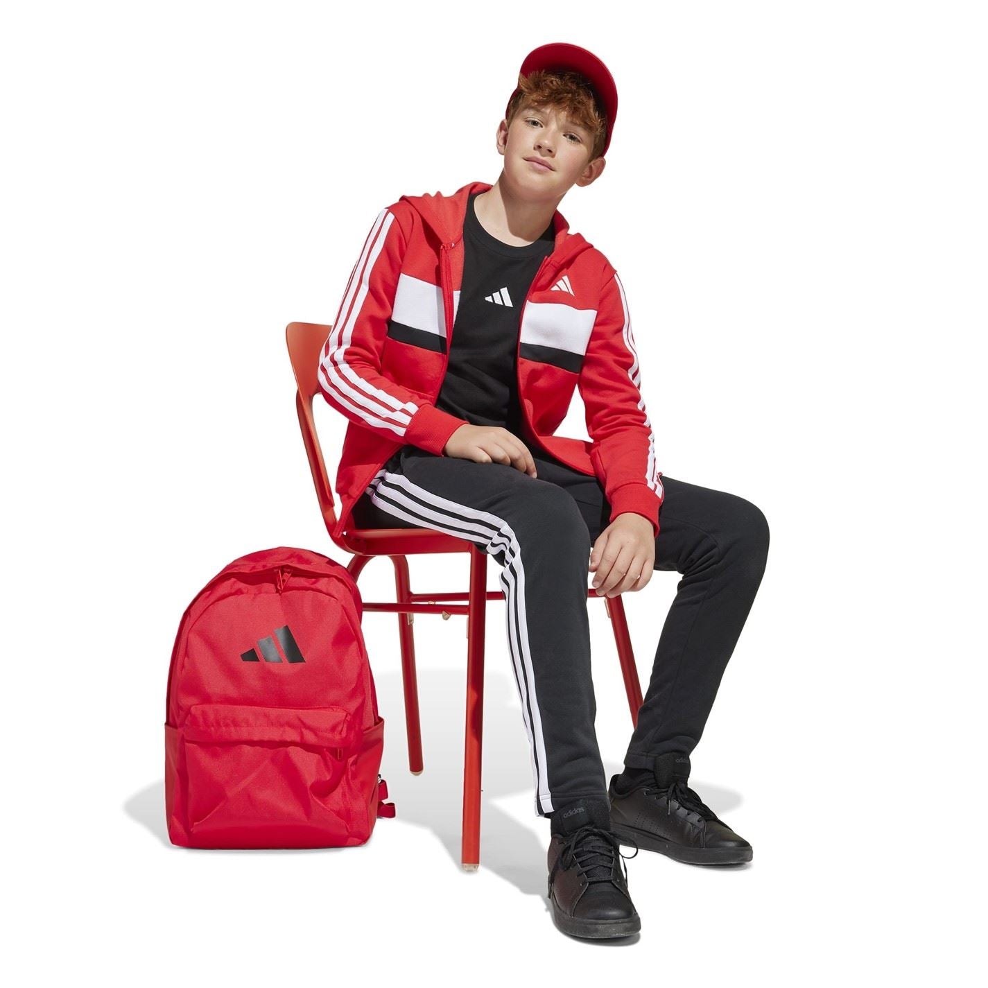adidas Tiberio Fleece Tracksuit Juniors