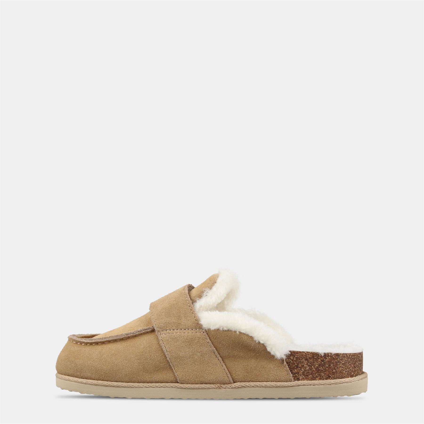 Jack Wills Round Toe Shearling Mules