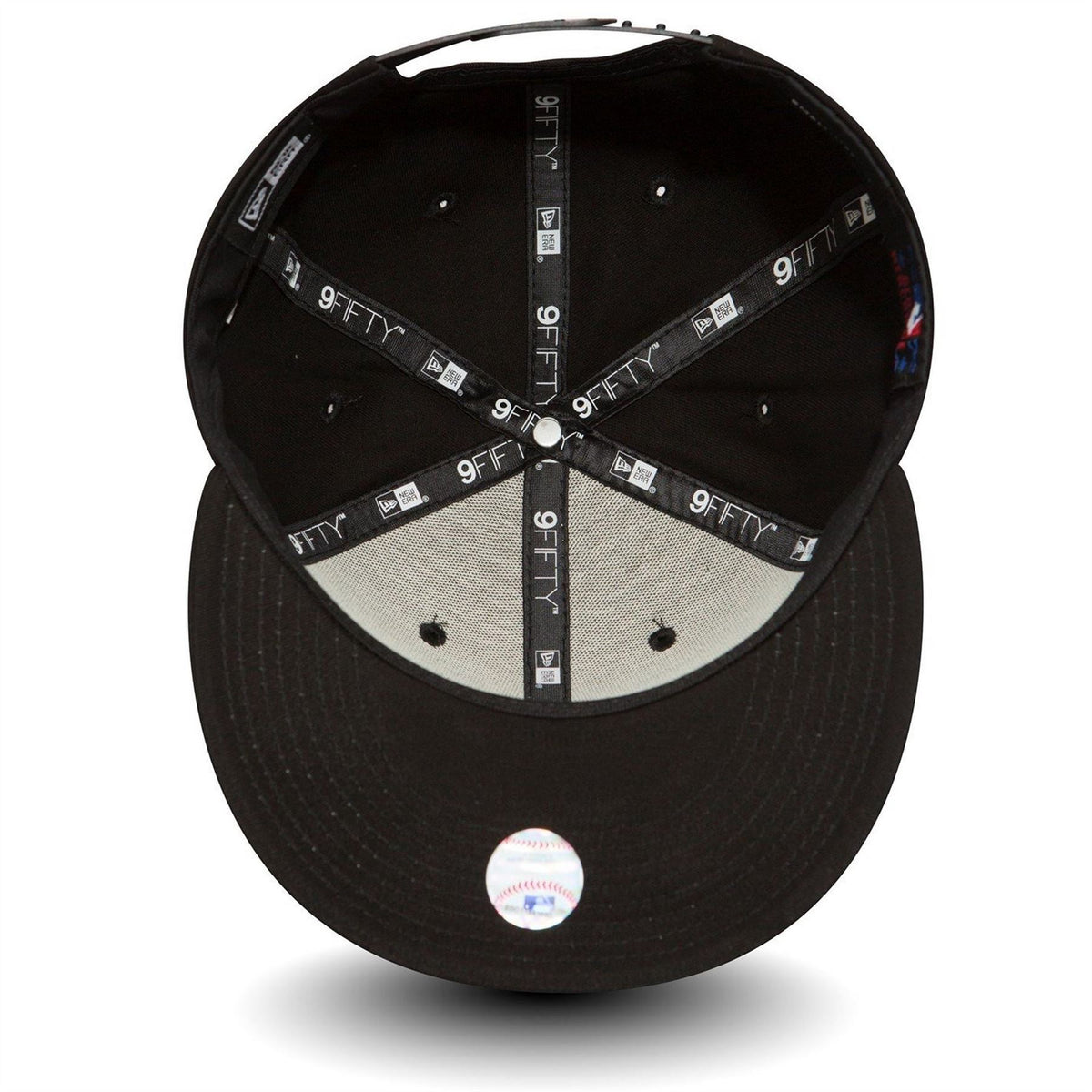 New Era Logo Flat Bill Snapback Cap
