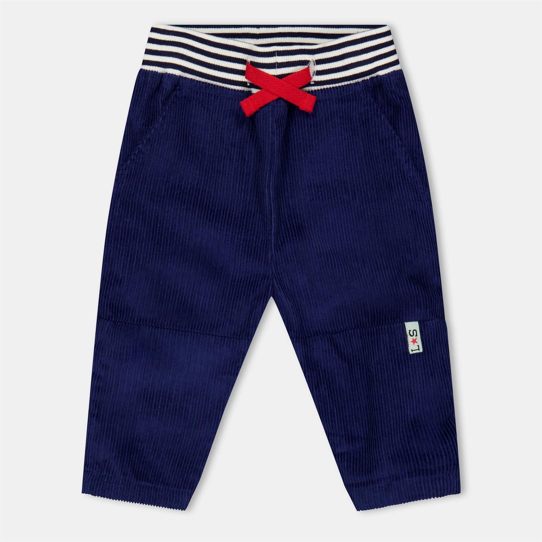 Lilly and Sid Elastic Waistband Corduroy Trousers