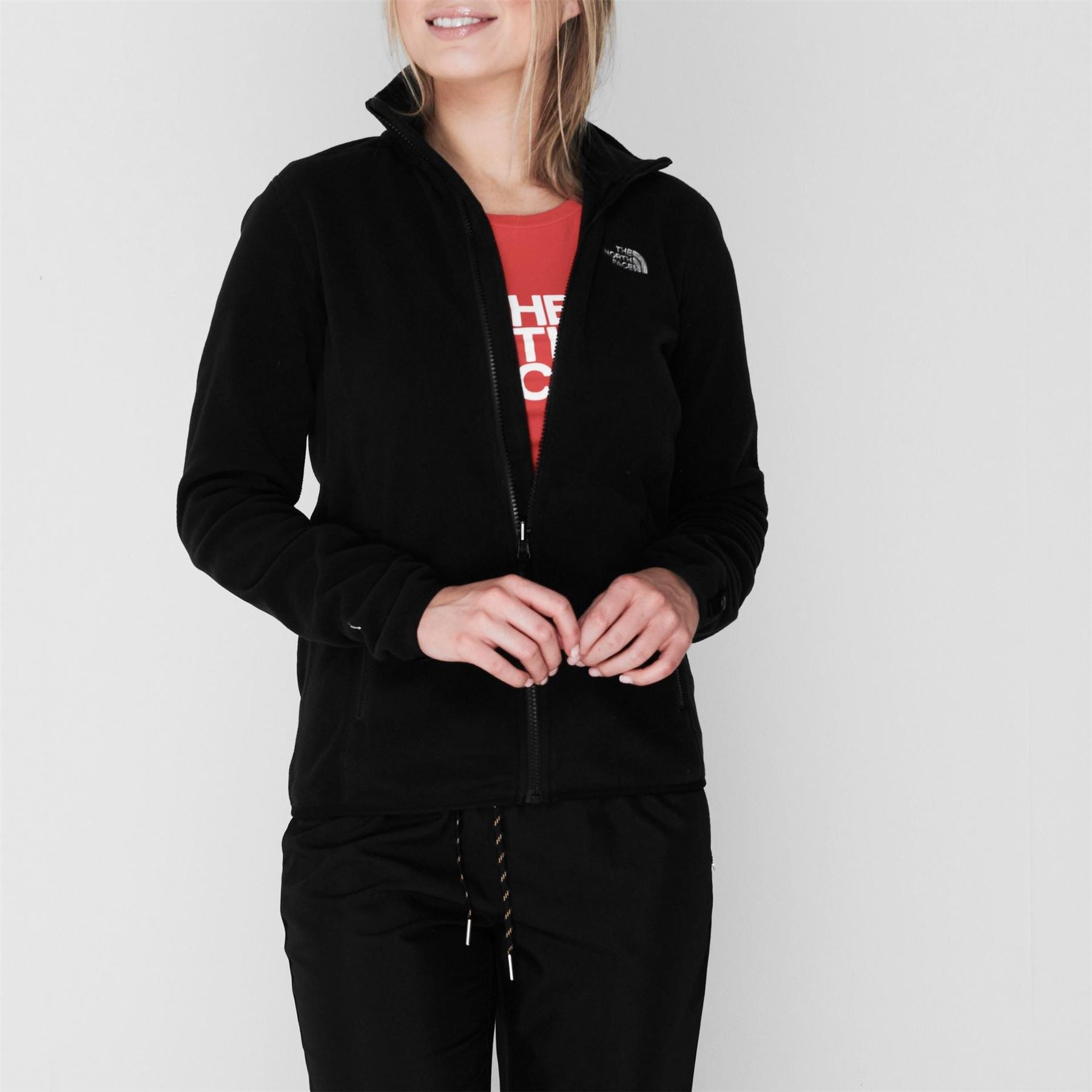 The North Face Womens 100 Glacier Full Zip Fleece