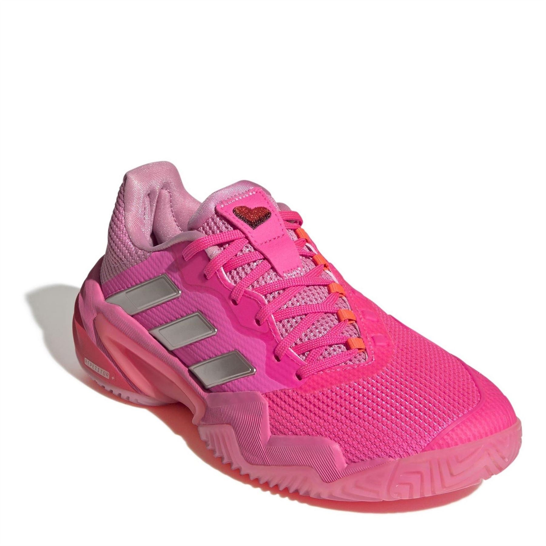 adidas Barricade Lace-Up Sneakers with Three Stripes