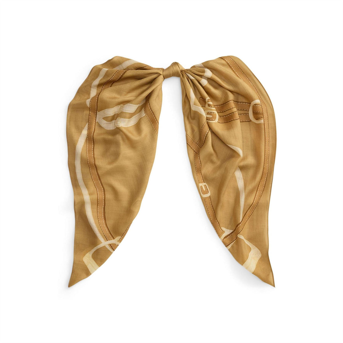 Lauren by Ralph Lauren Large Logo Square Cotton Lightweight Scarf