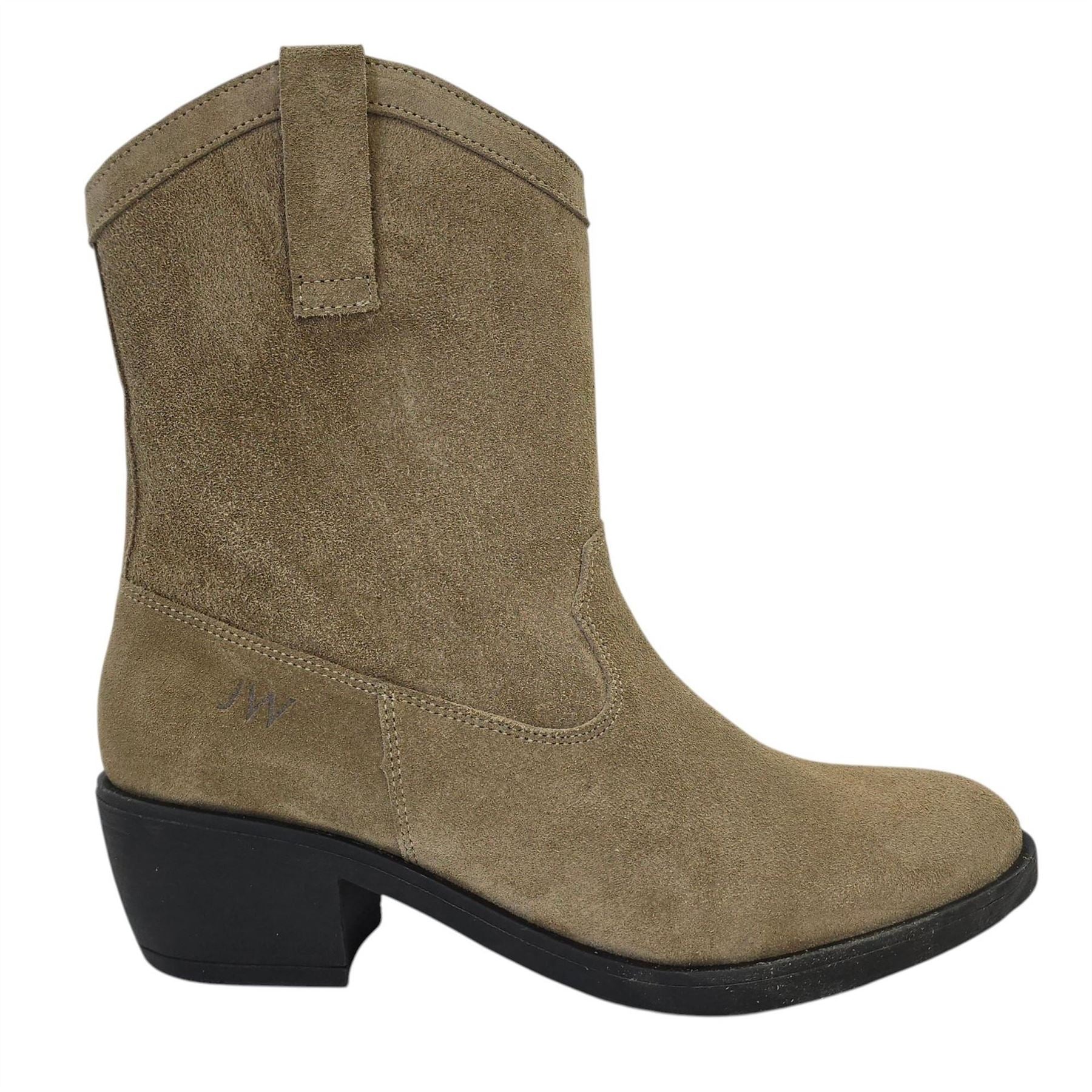 Jack Wills JW Dalida Suede Calf Chunky Heel Hiker Boots