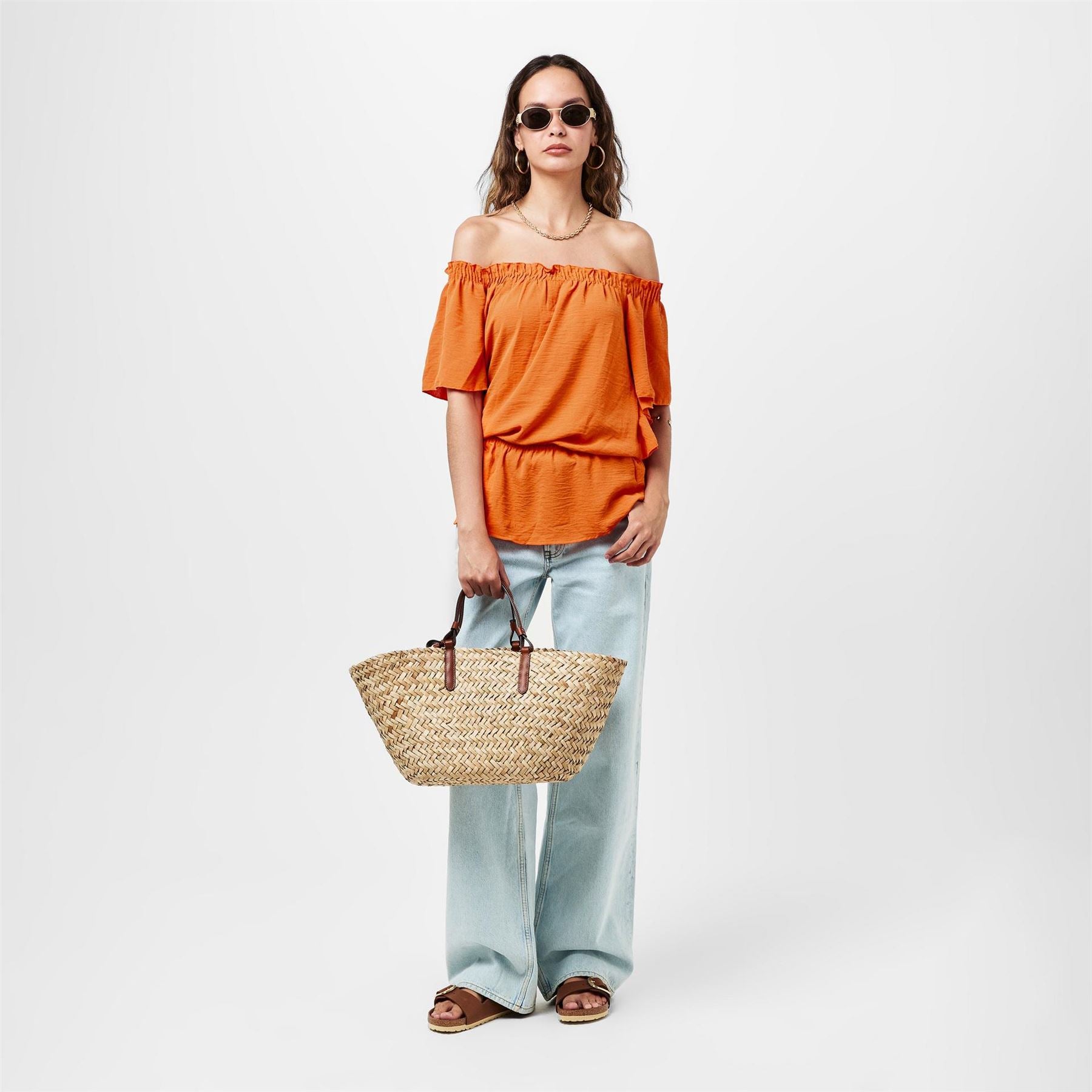 AX Paris Hem Bardot Top