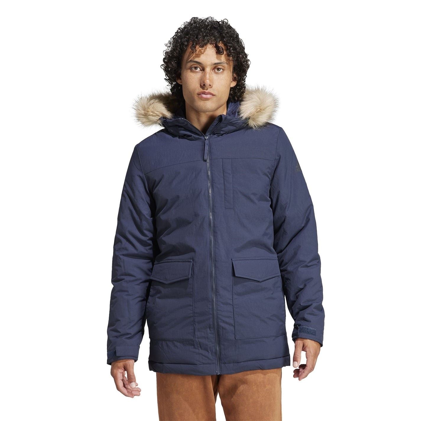 adidas Mens Ho Fur Pa Parka