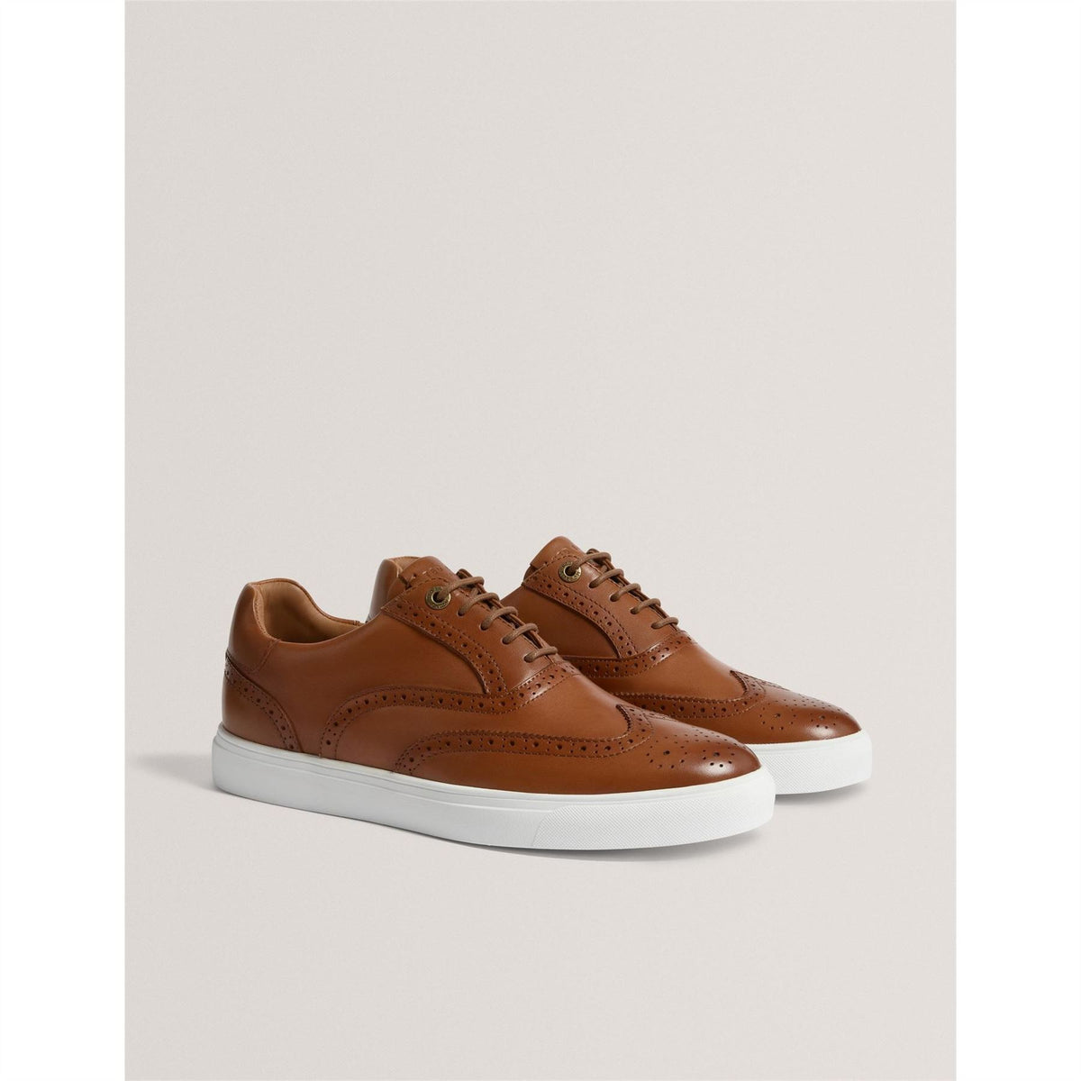 Ted Baker Brogue Leather Platform Trainers