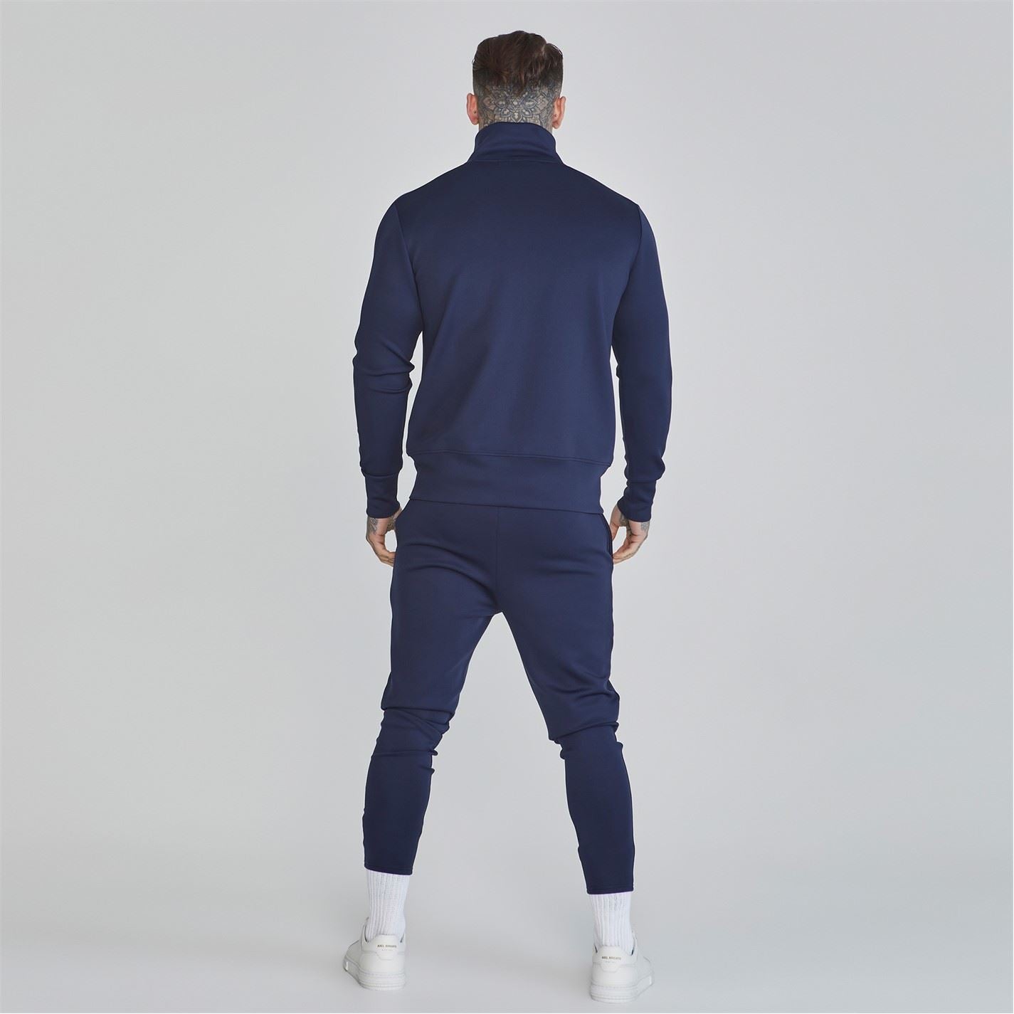 SikSilk Mens Tracksuit Top