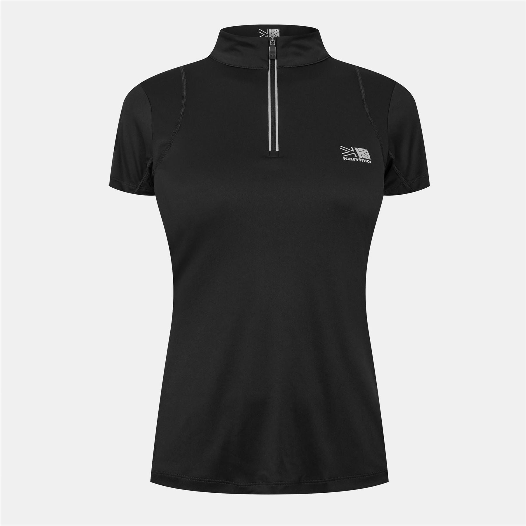 Karrimor Womens Short Sleeve Quarter Zip T-Shirt