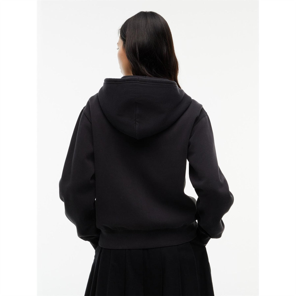 Tommy Jeans Badge Cotton Full Zip Fleece Top