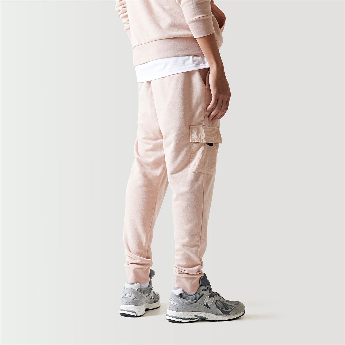 11 Degrees Woven Pocket Joggers   Putty Pink