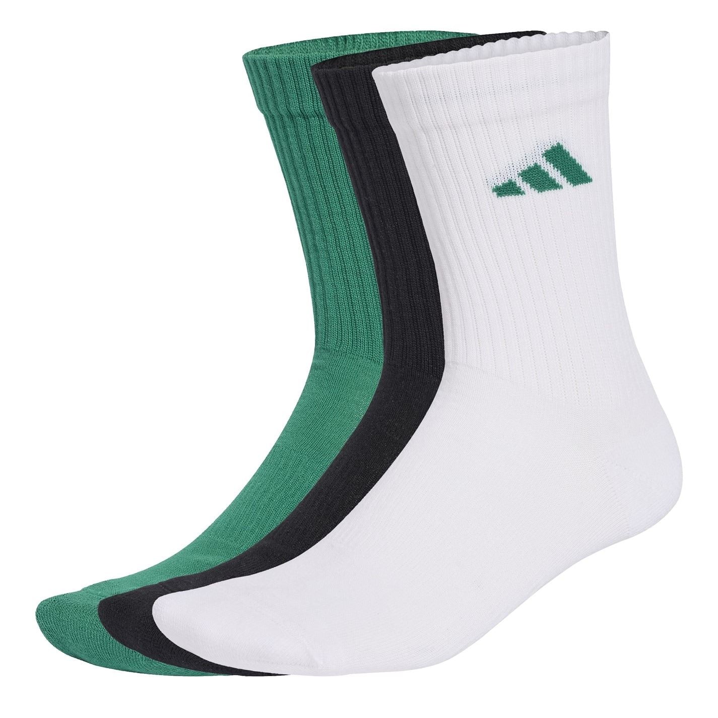 adidas 3 Pack Crew Socks Adults