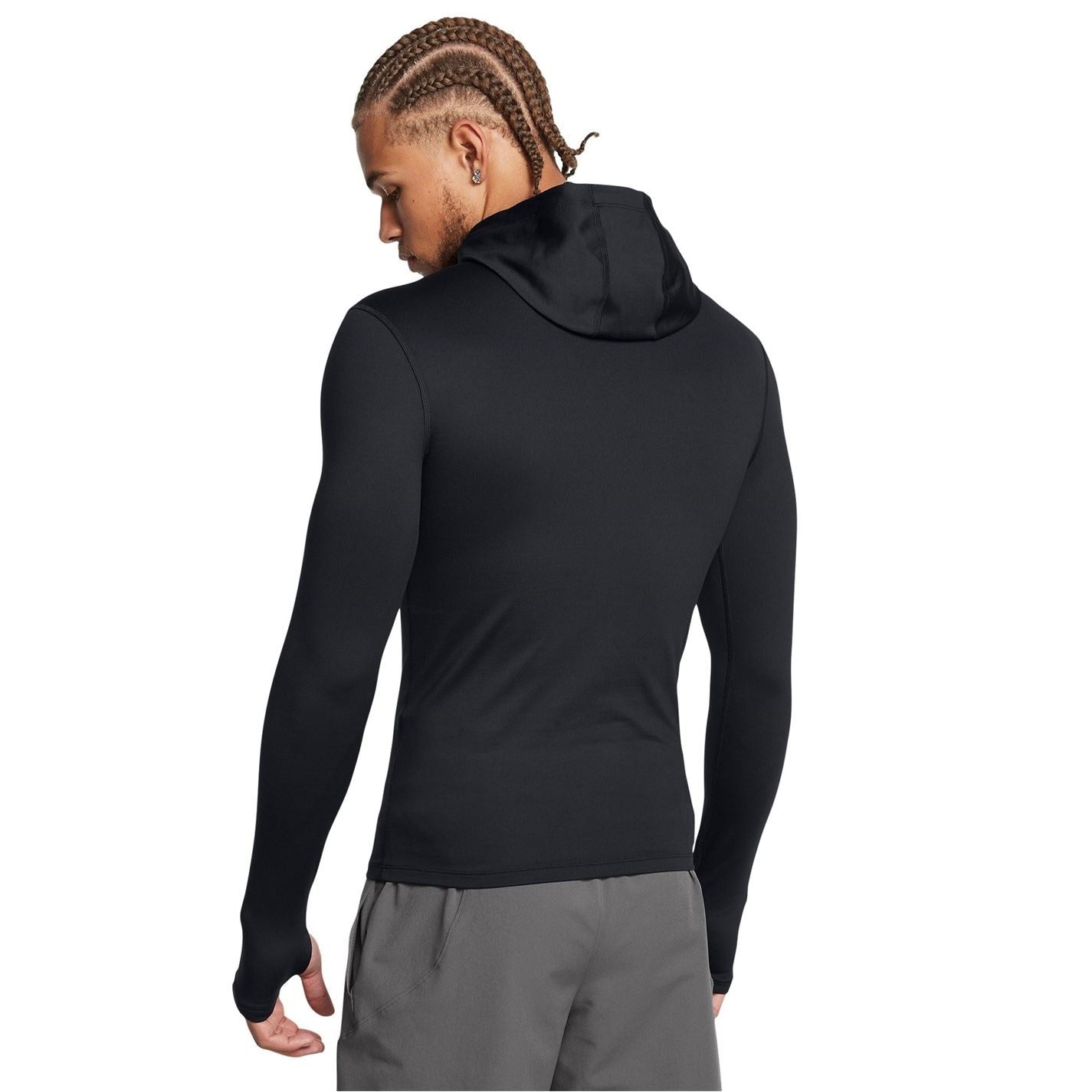 Under Armour Hooded Neck Long Sleeve Thumb Hole Sweatshirt