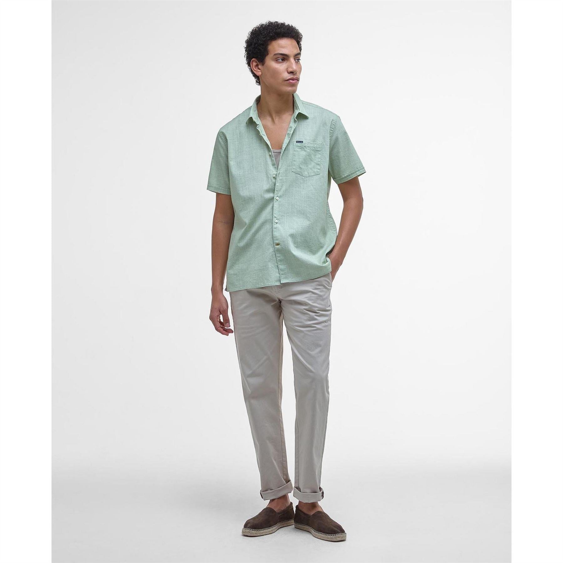 Barbour Pigment Short Sleeve Plain Shirt