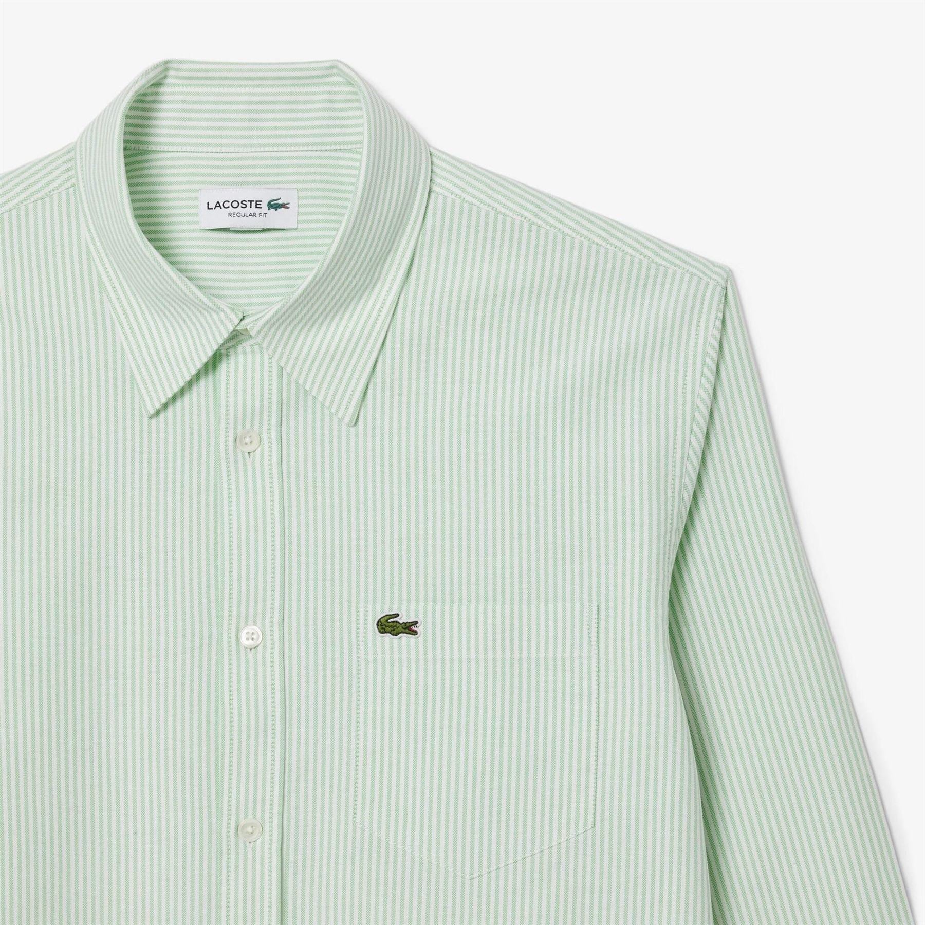 Lacoste Fit Striped Oxford Shirt