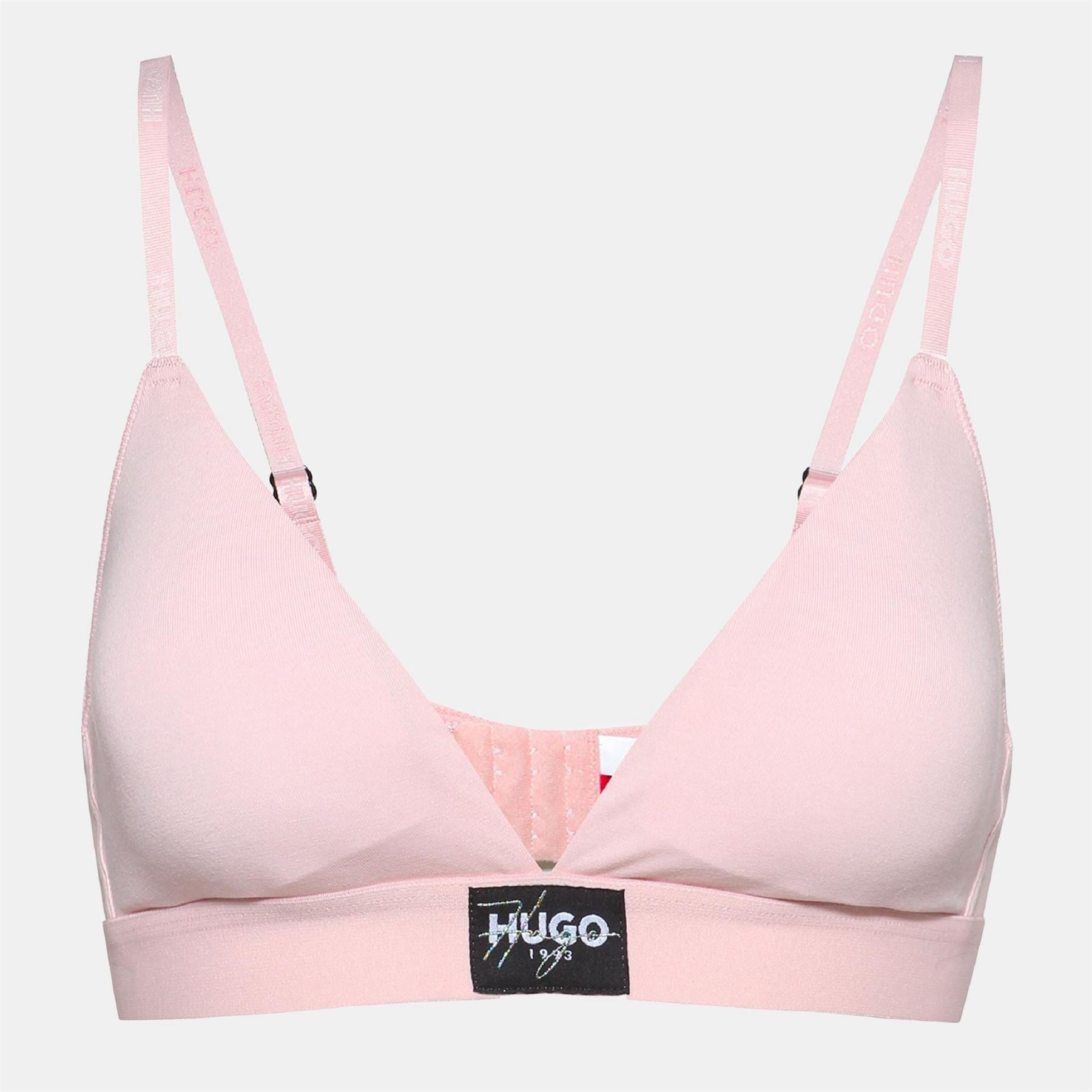 Hugo Solid Patterned Triangle Bra