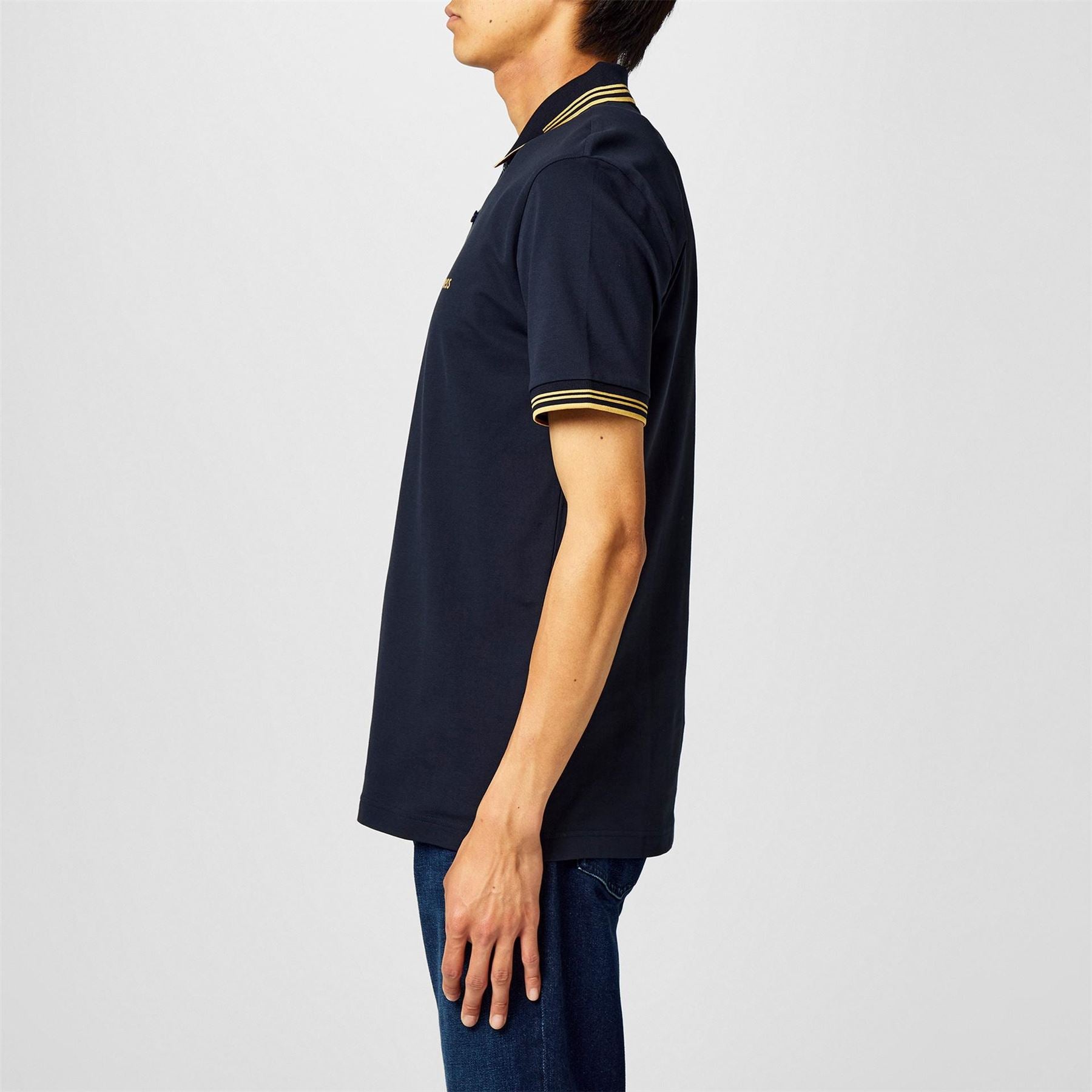 Boss Hbg Paul Polo Contrast Striped Trim Shirt