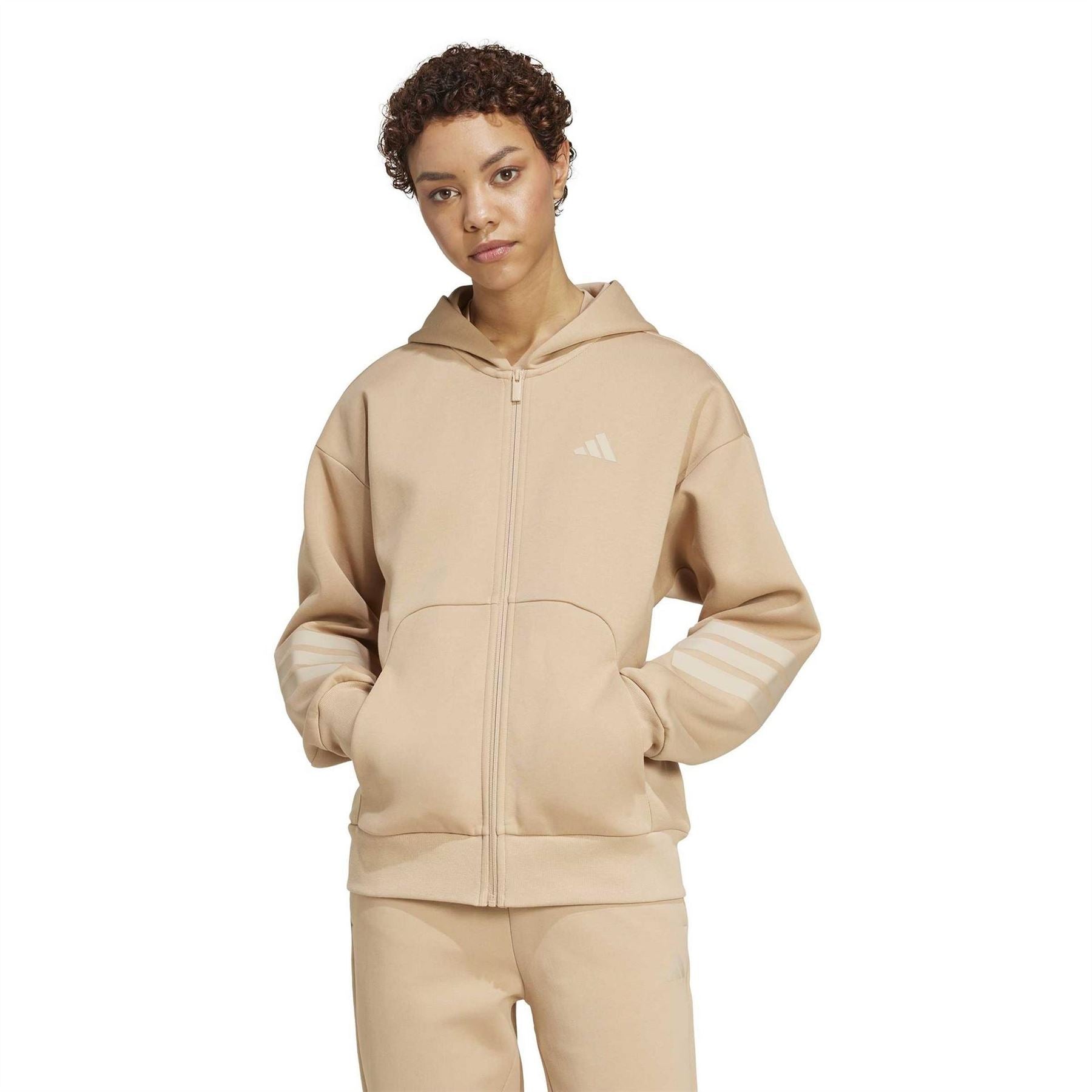 adidas Kangaroo Pocket Hooded Long Sleeve Sweatshirt