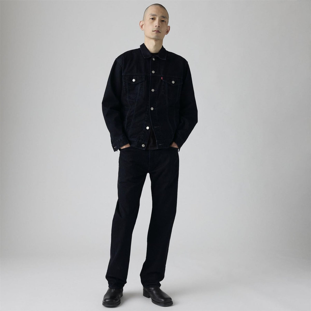Levis 555 Relaxed Fit Five Pocket Jeans