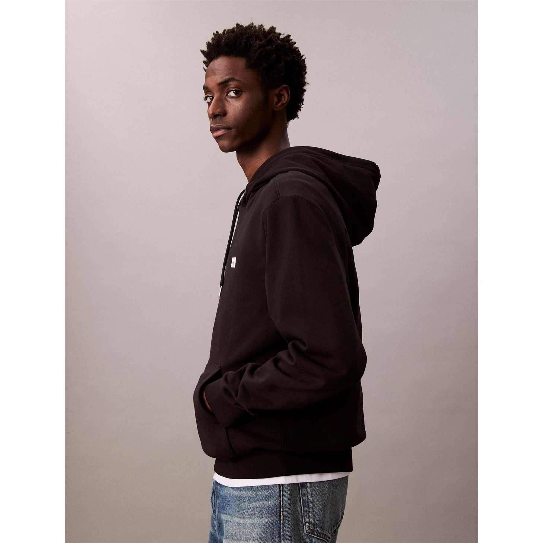 Calvin Klein Jeans Ckj Woven Over The Head Hoodie