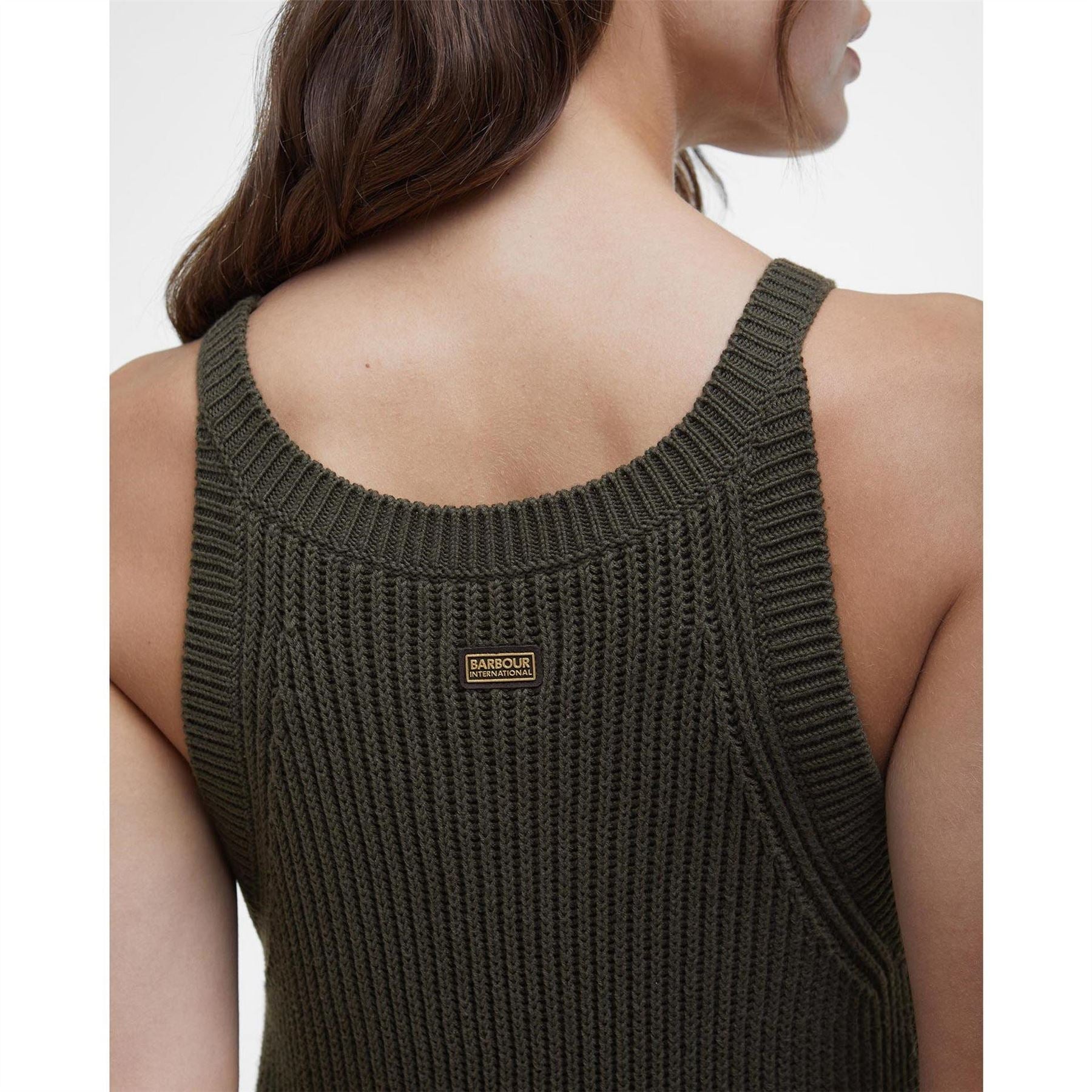 Barbour International Knitted Midi Dress