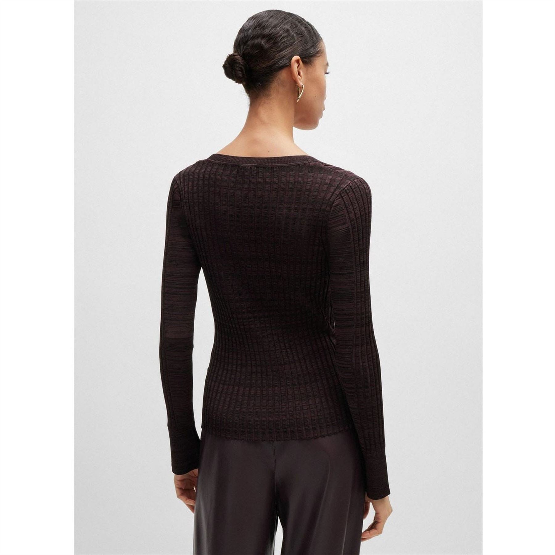 Boss Scoop Neck Sweater