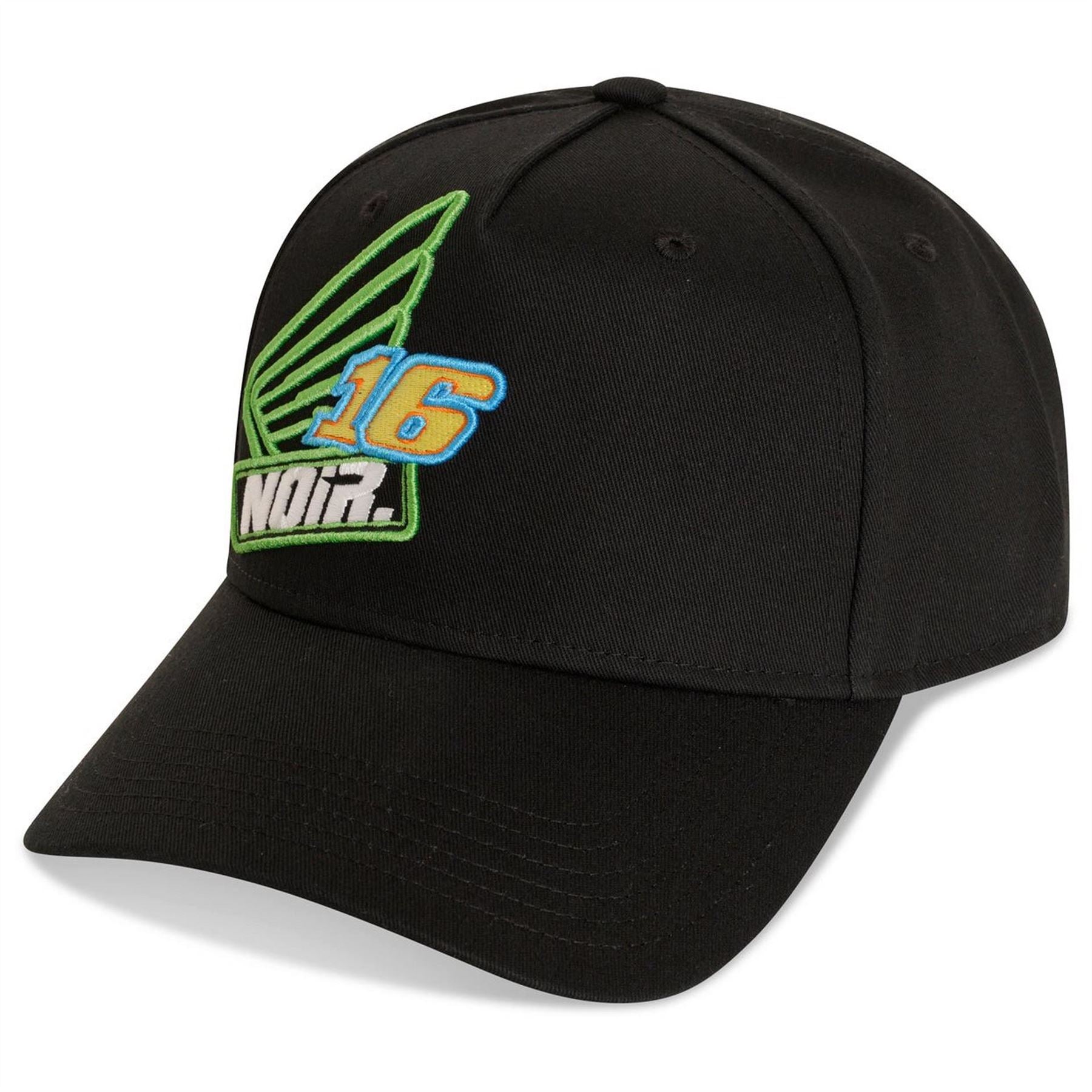 Societe Noir Racer Snapback Cap with Lettering