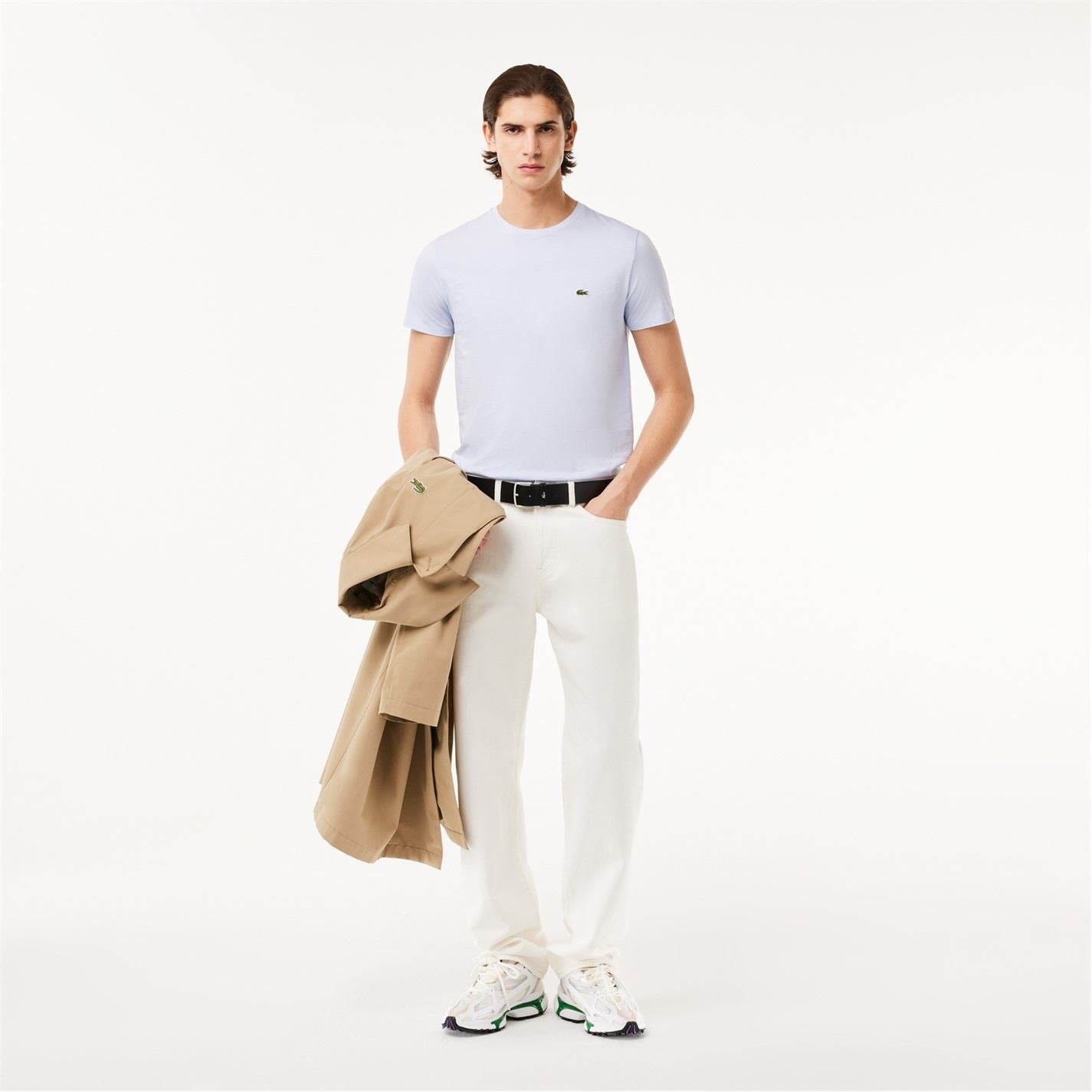 Lacoste Crocodile Logo Crew Neck Short Sleeve Jersey T-Shirt