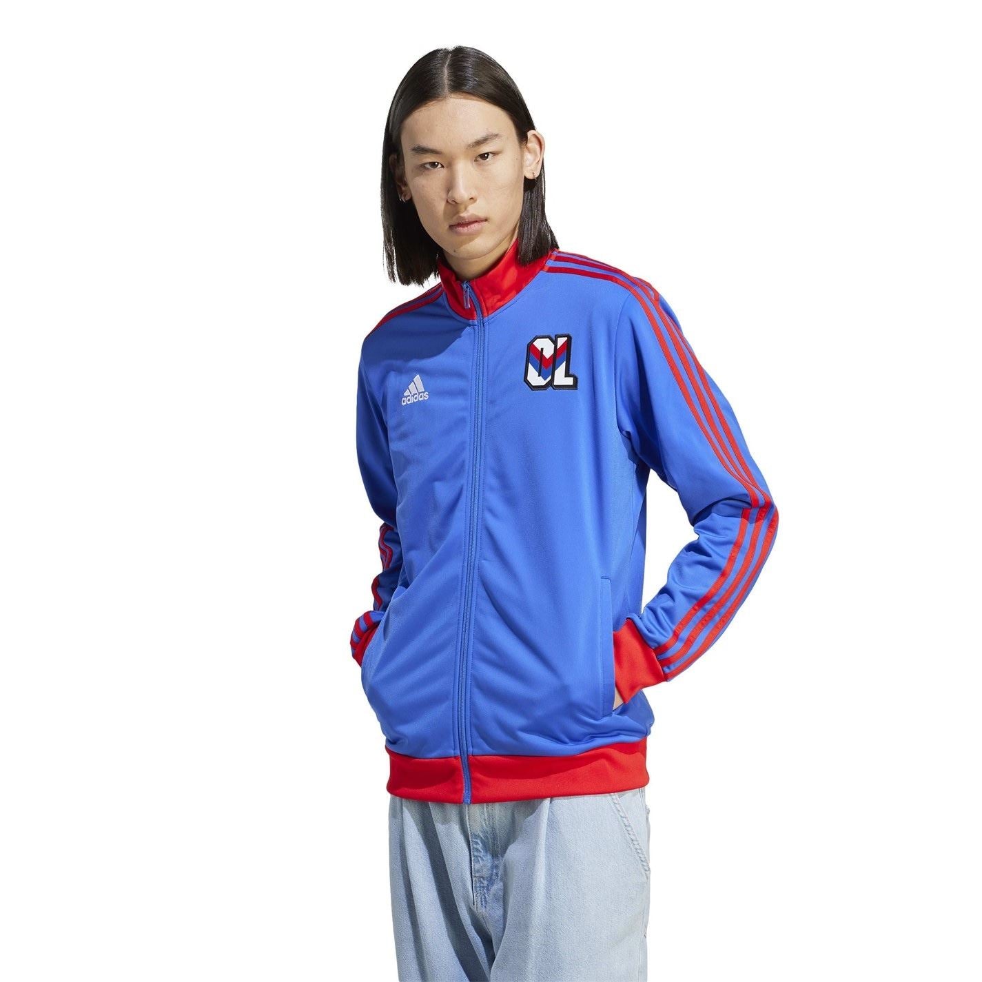 adidas Olympique Lyonnais Dna Track Top 2023 2024 Adults