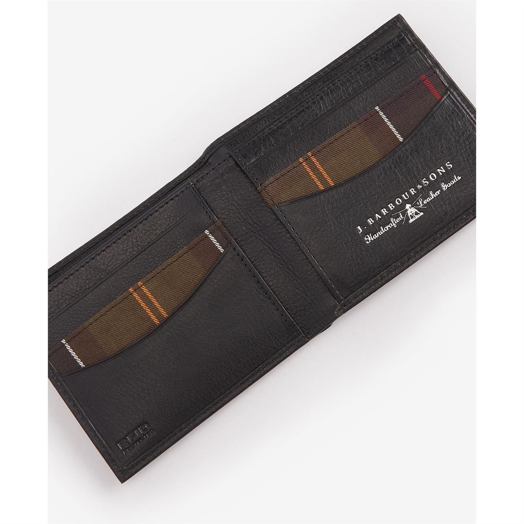 Barbour Leather Billfold Wallet