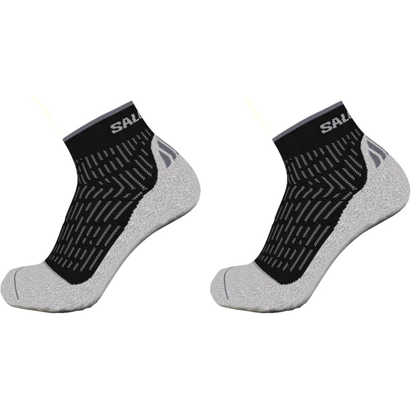Salomon Mens Ultra Quarter 2 Pack Running Socks