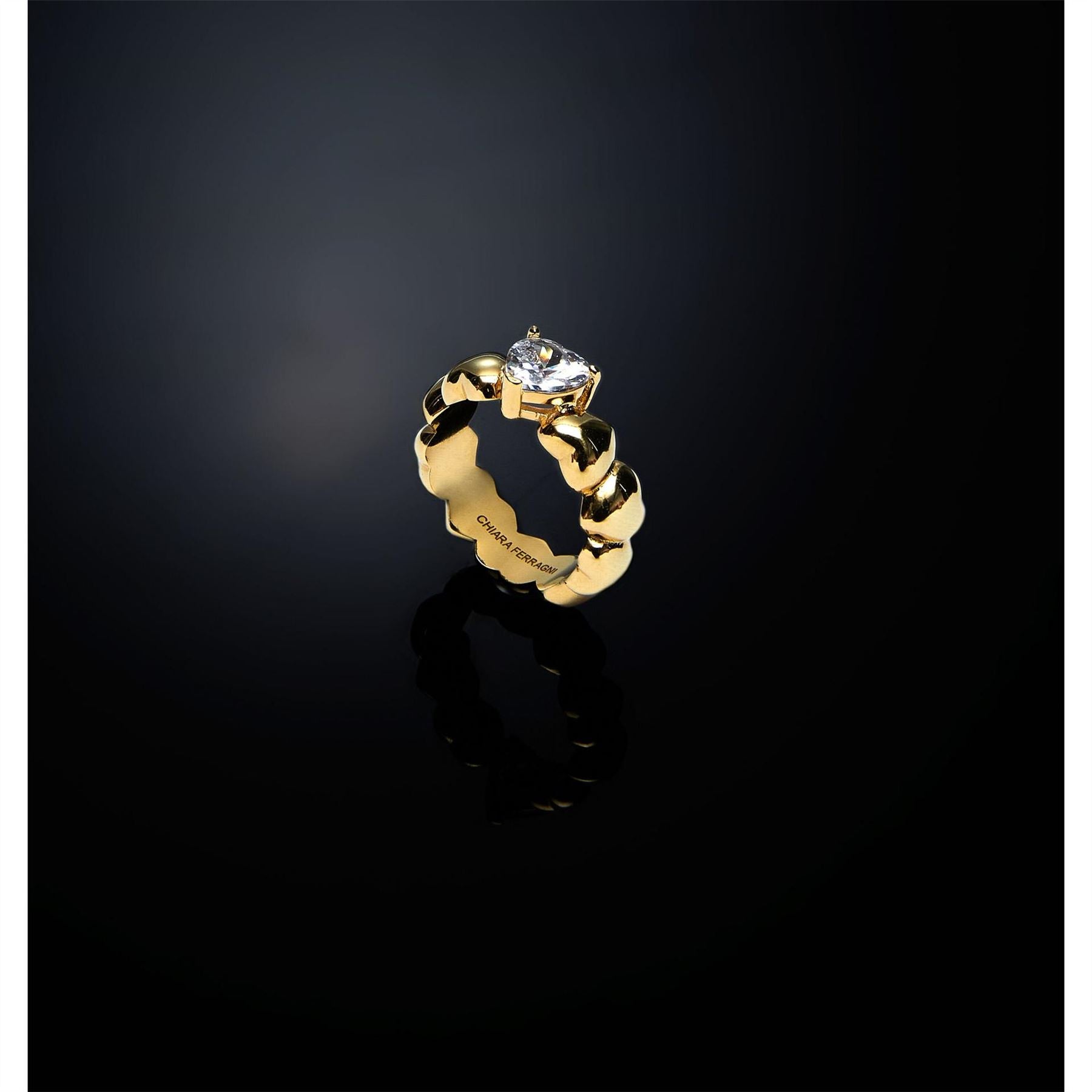 Chiara Ferragni Cuoricino Stack Rings