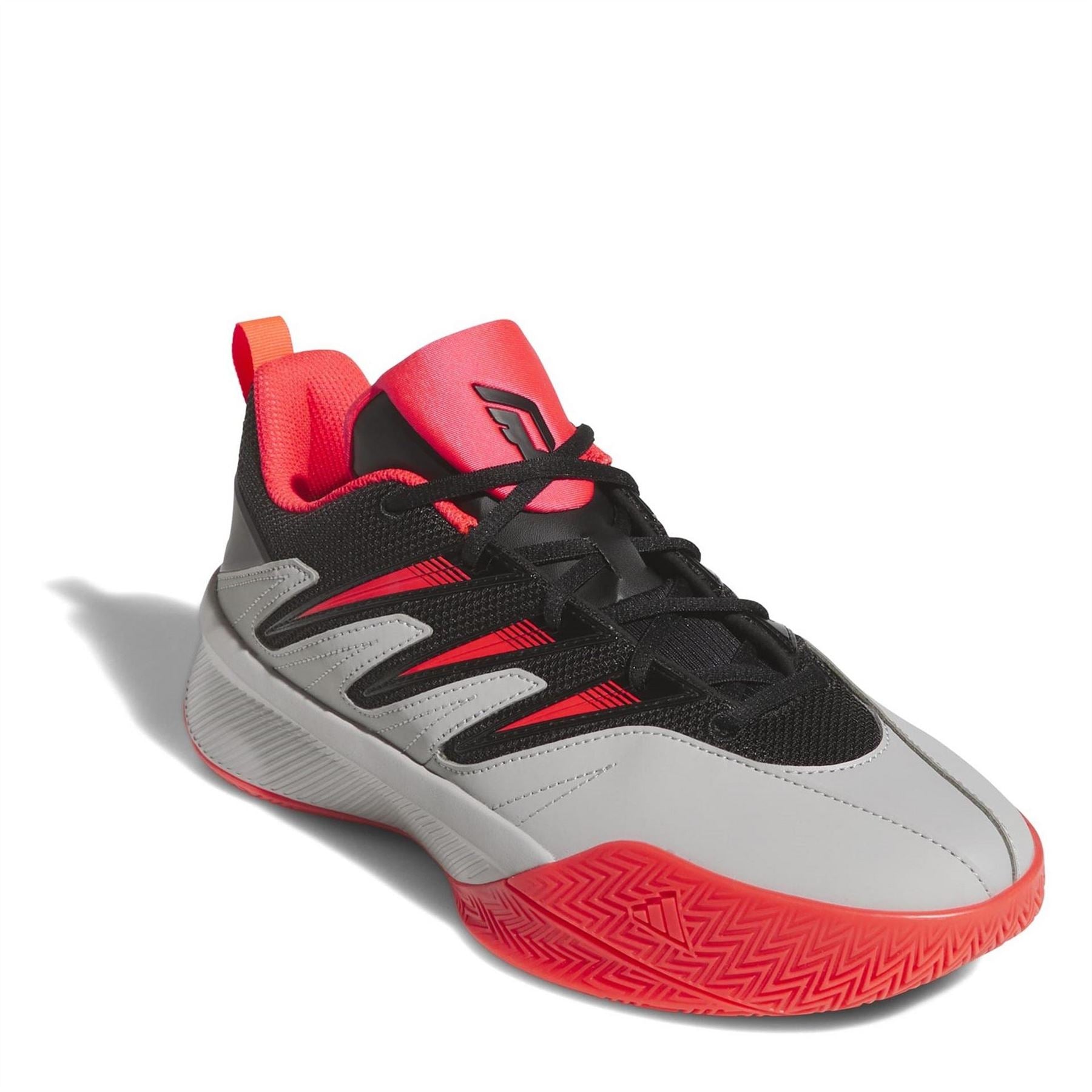 adidas Dame Court 3 Low Top Lace-Up Sneakers