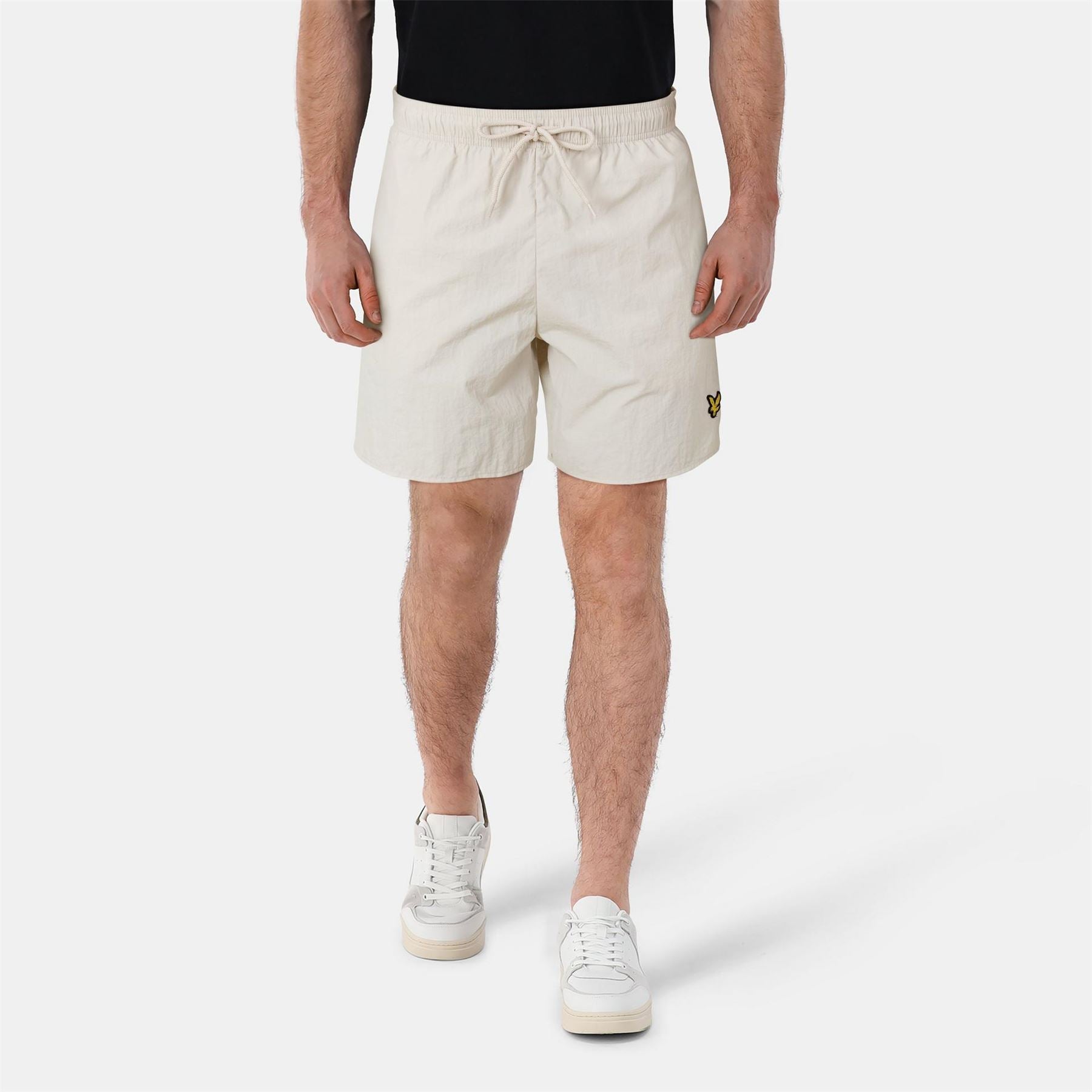 Lyle and Scott Plain Swimming Logo Print Shorts