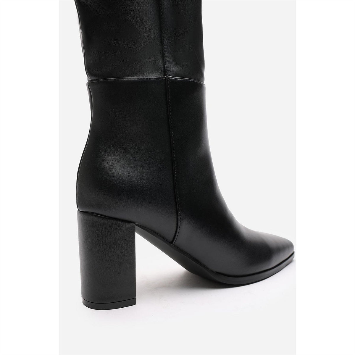 Wheres That From Over the Knee Block Heel Boots