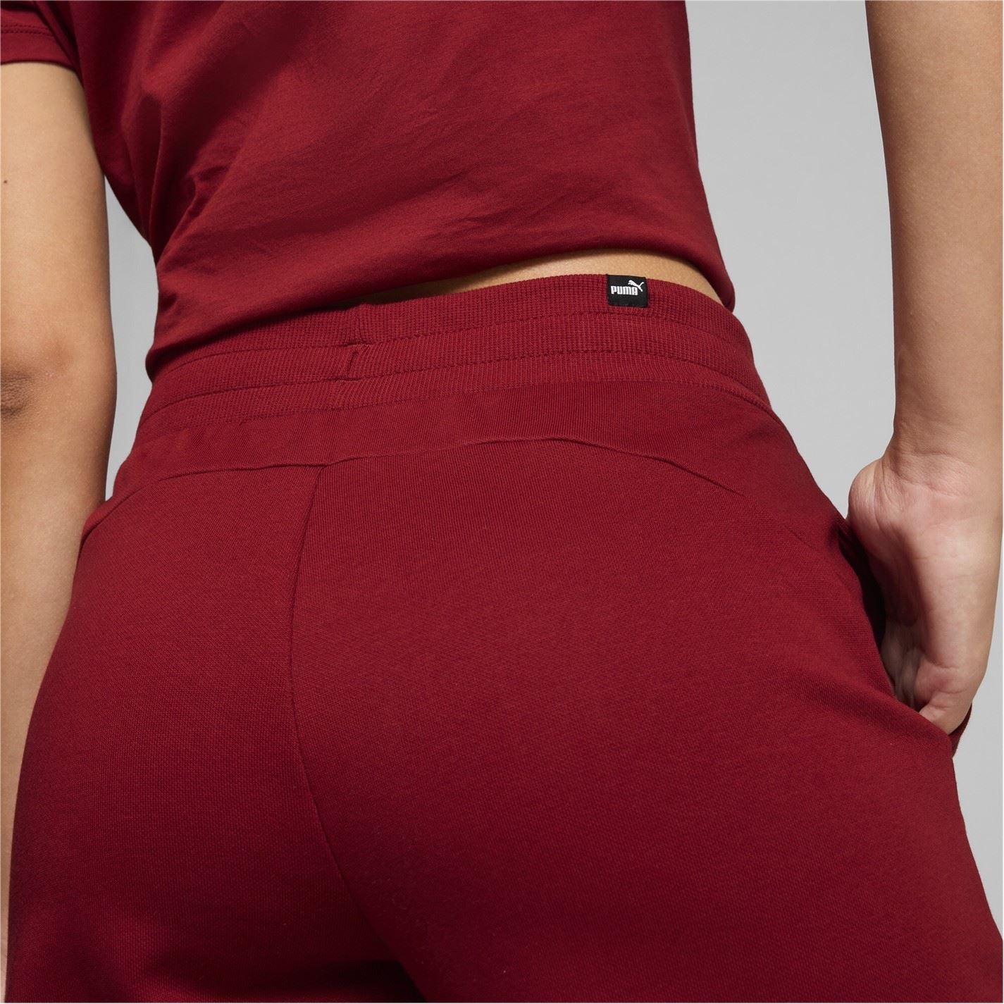 Puma Womens Essentials Logo Slim Trousers