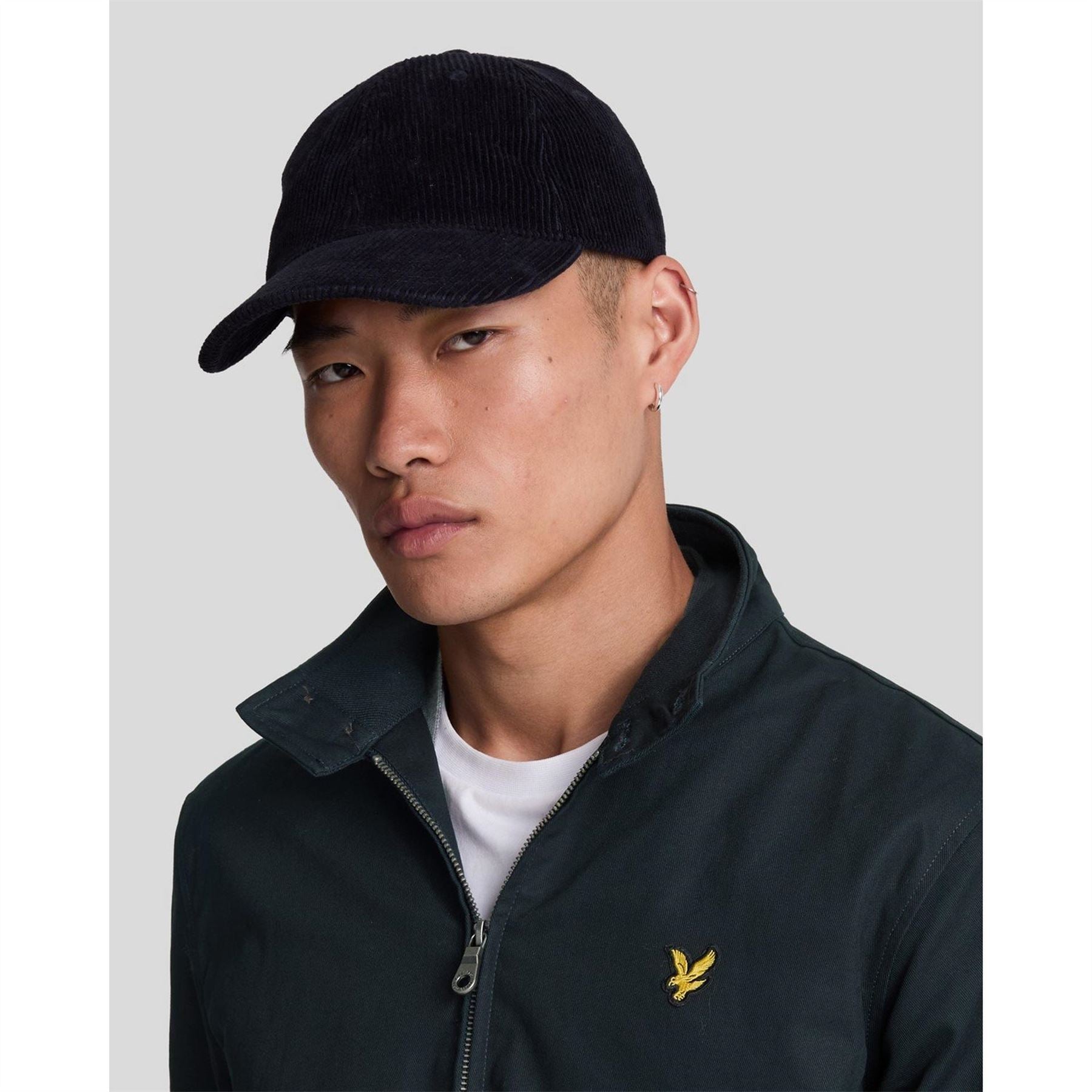 Lyle and Scott  Classic Funnel Neck Long Sleeve Zip Harrington Jacket