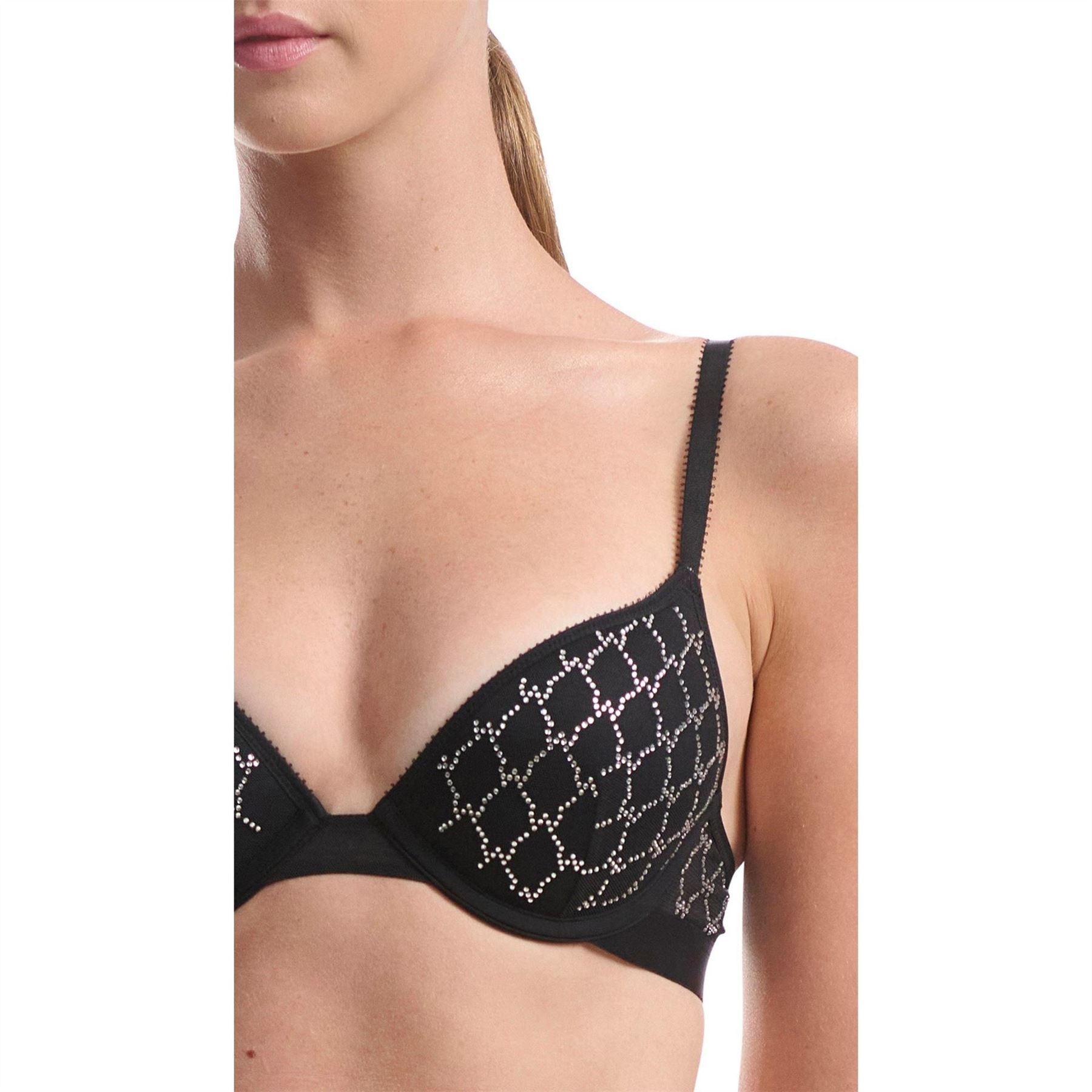 Wolford Geometric Patterned Push Up Bra