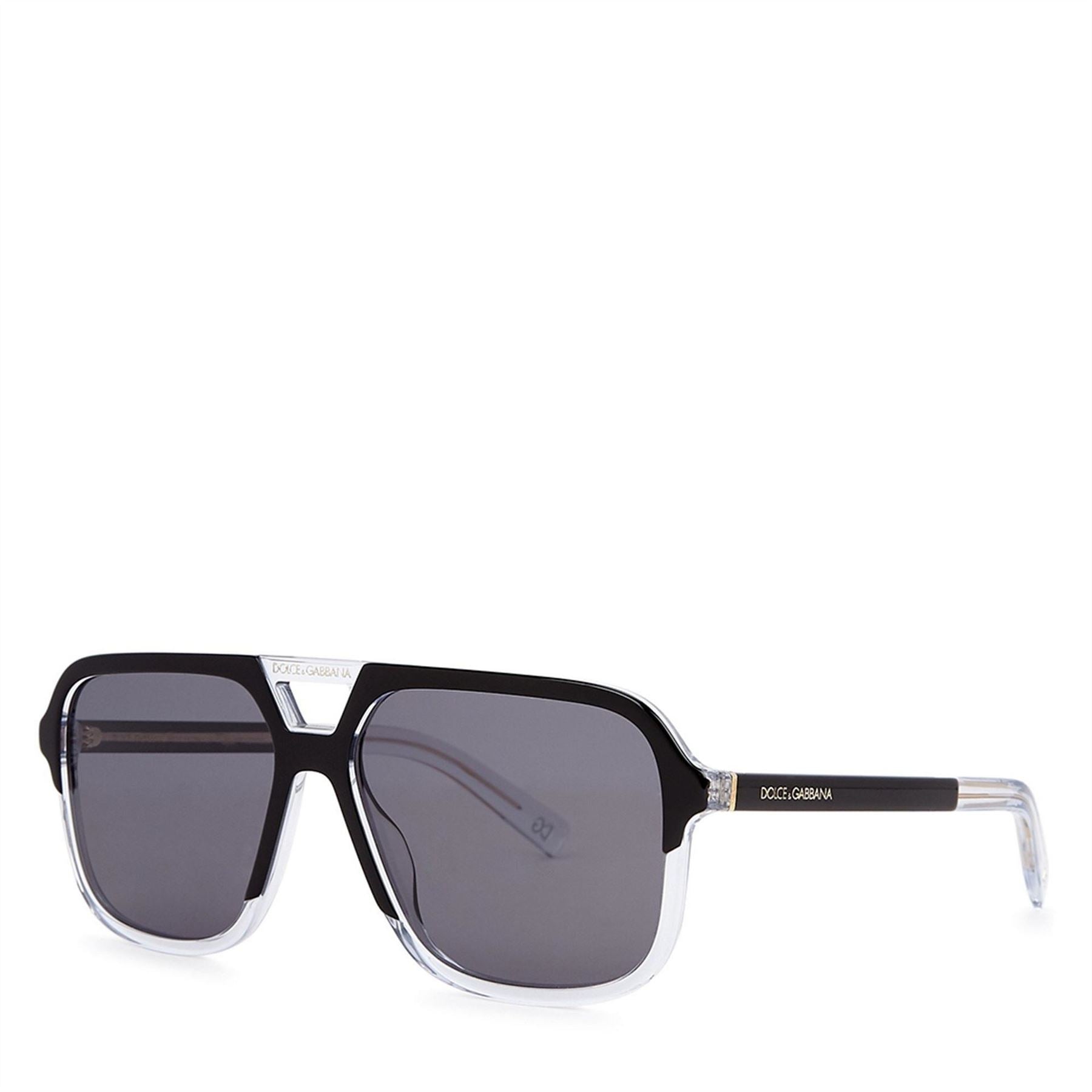 Dolce and Gabbana Aviator Crystal Sunglasses